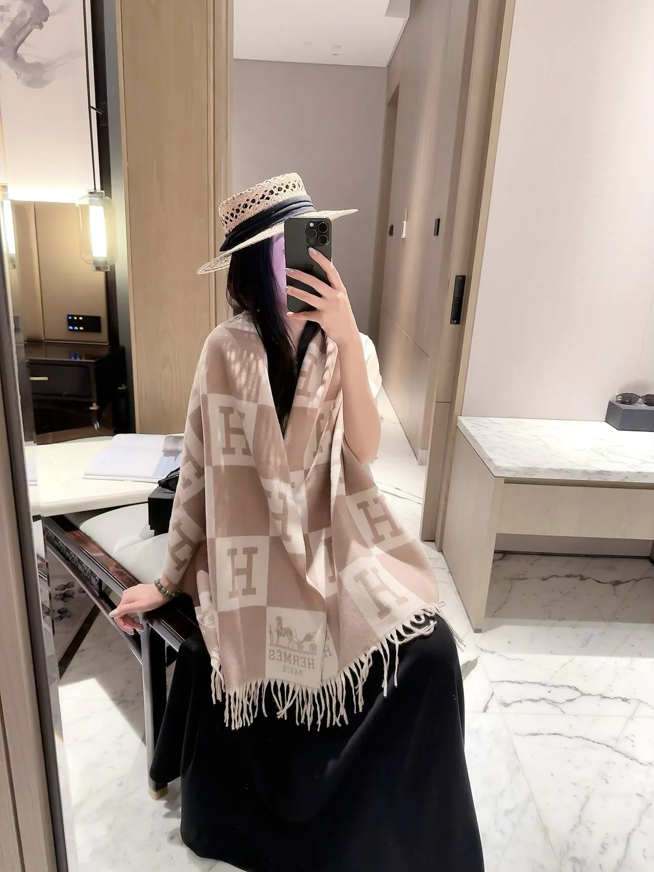 Шарфы Hermes 18598289