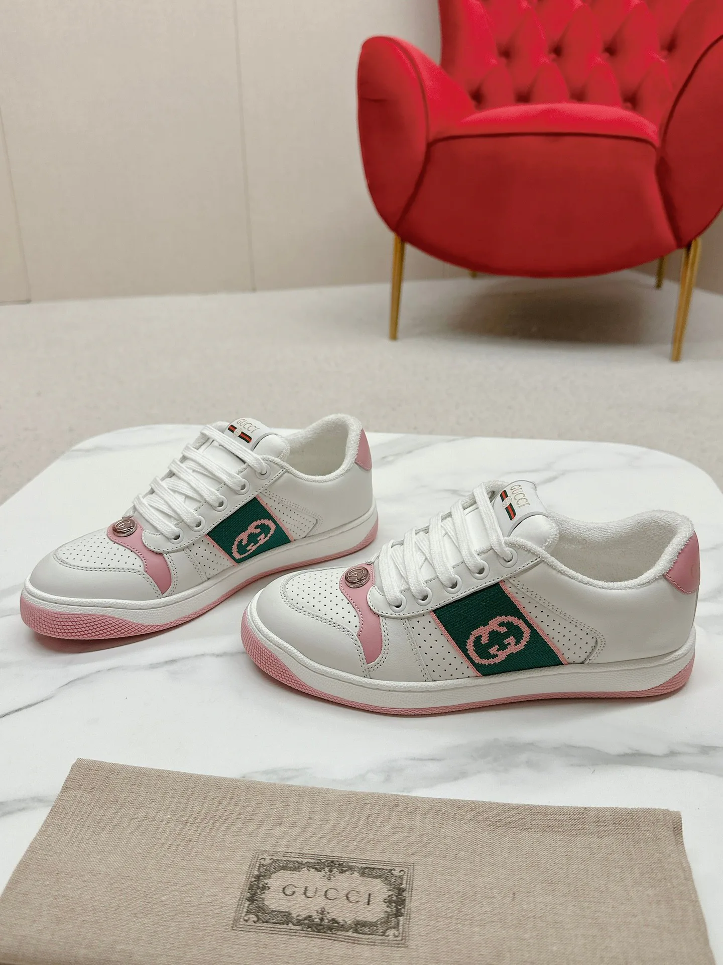 Кеды Женские Gucci 4784238