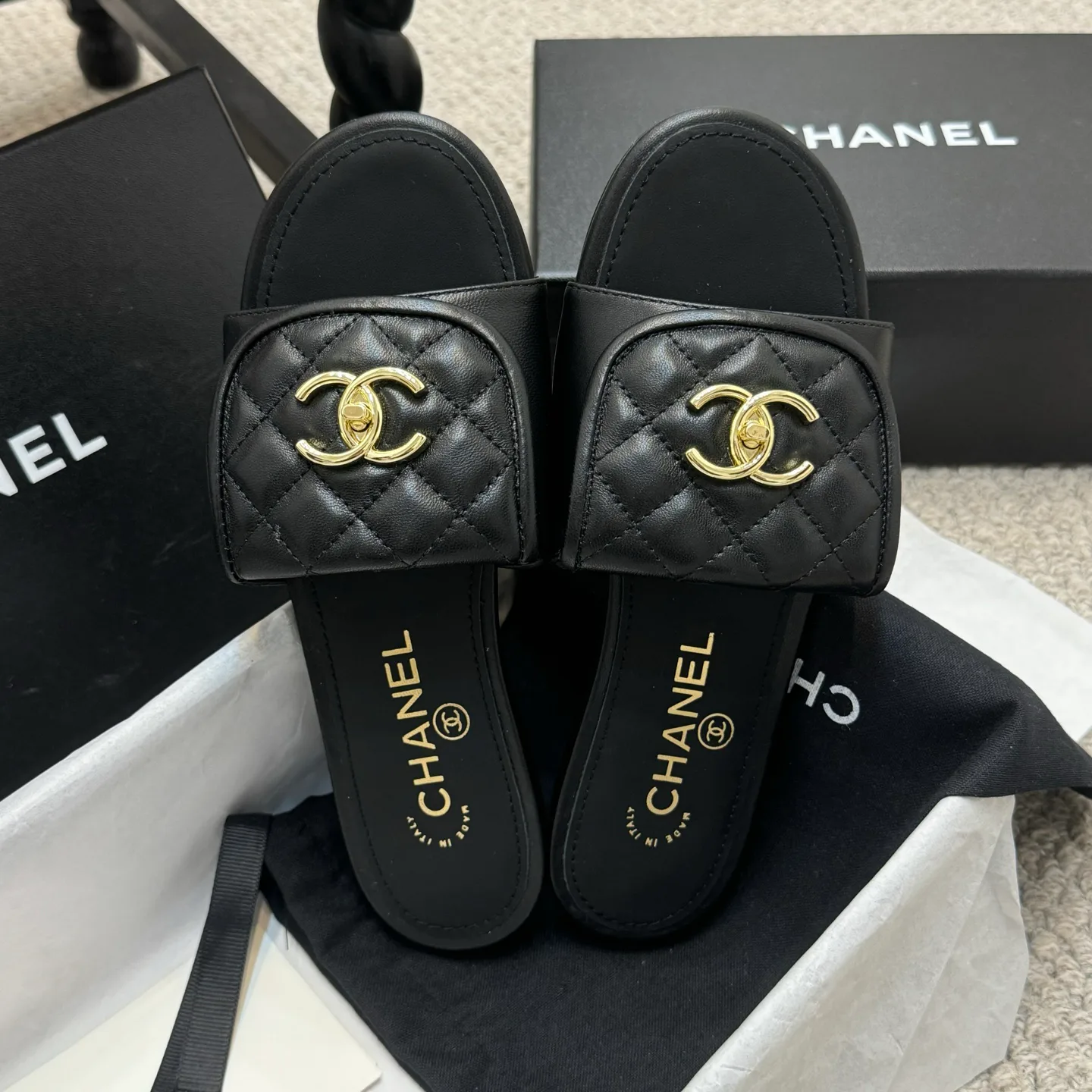 Шлепанцы Женские Chanel 13842