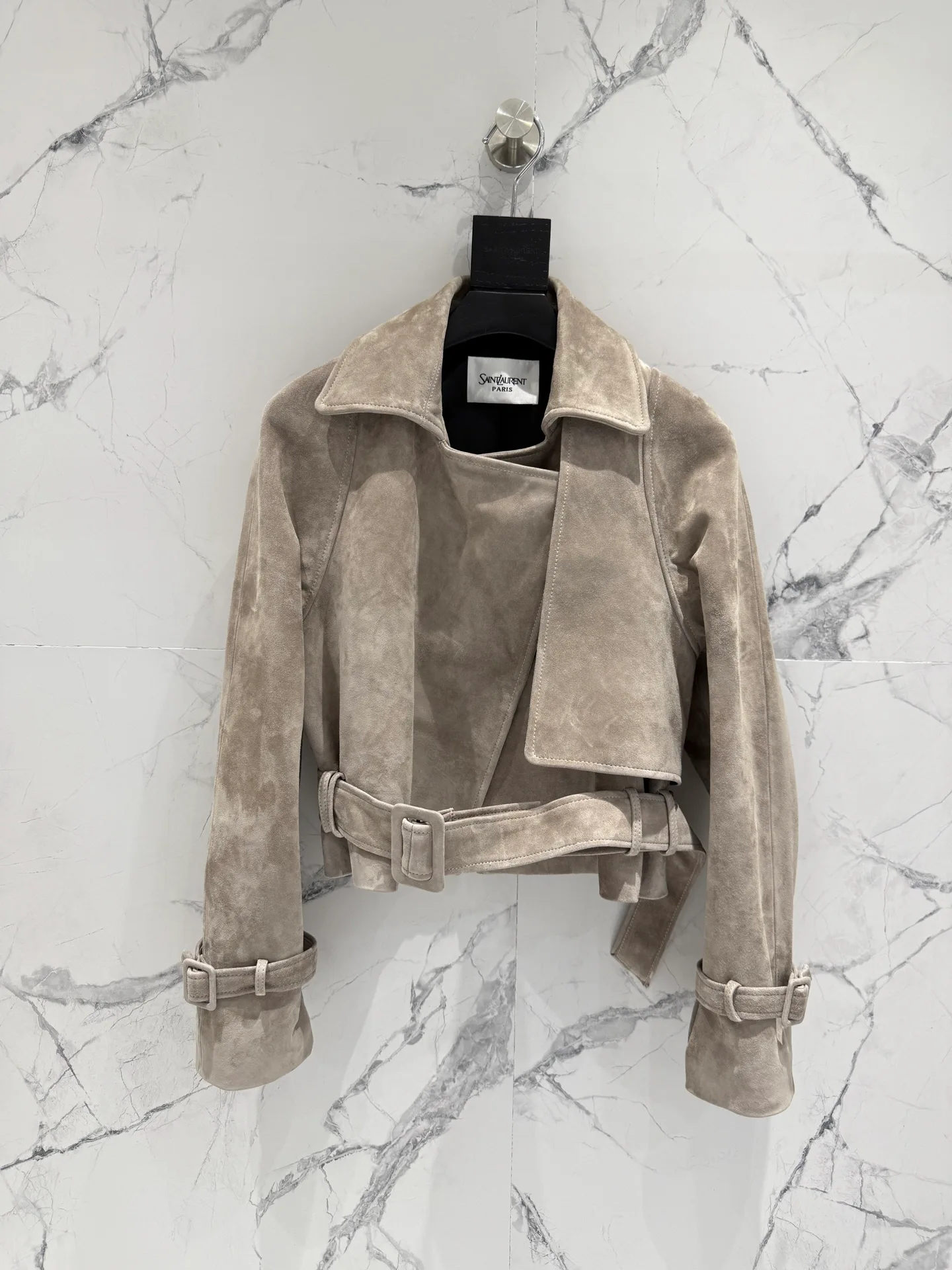 Кожаные Куртки И Дублёнки Женские Saint Laurent 11598166