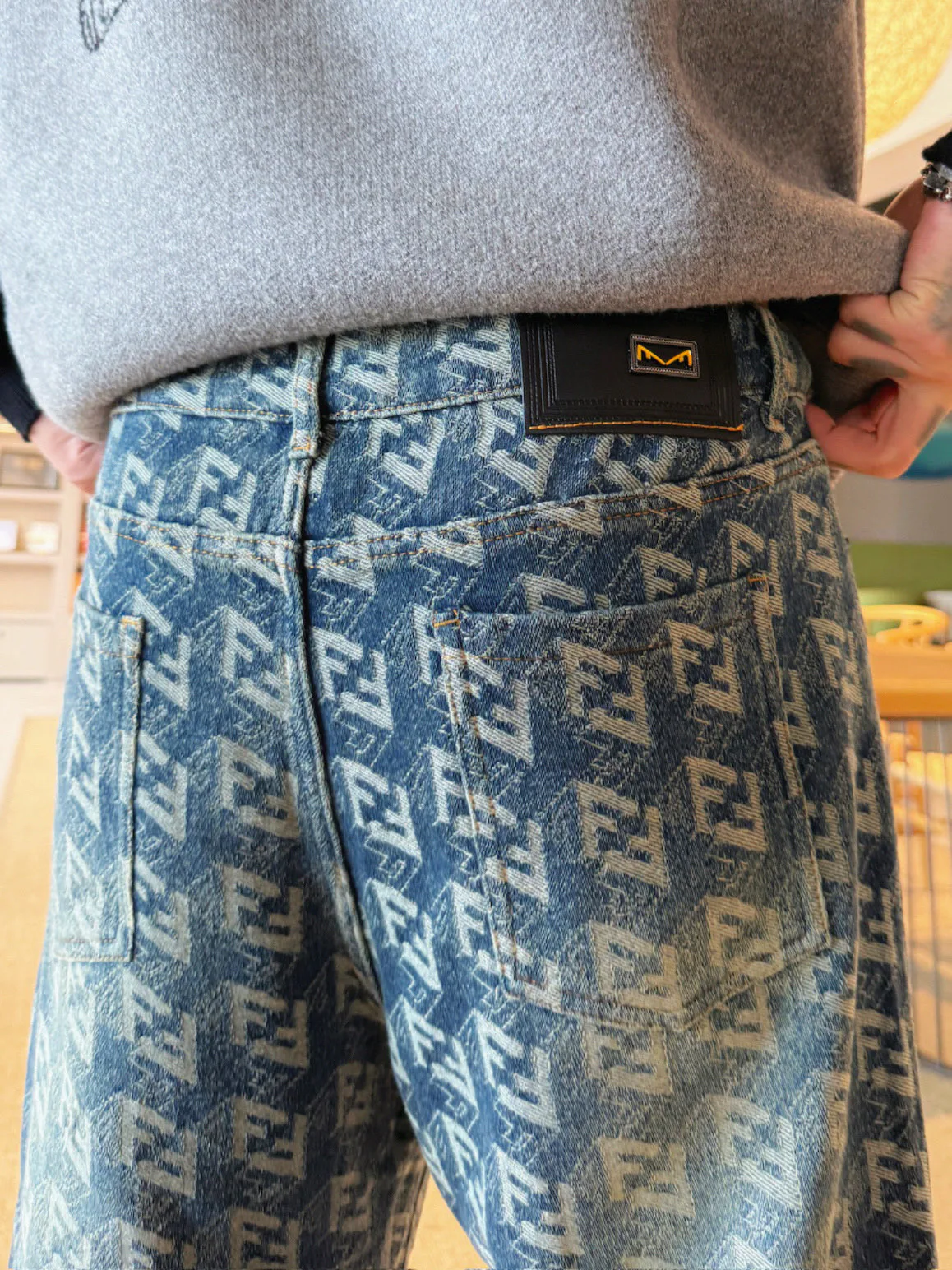 Джинсы Мужские Fendi 13538161