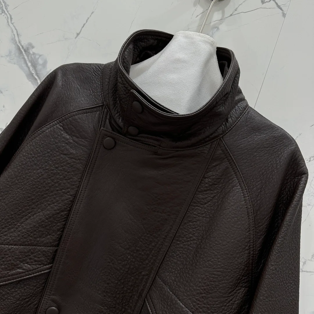Кожаные Куртки И Дублёнки Женские Saint Laurent 18090111