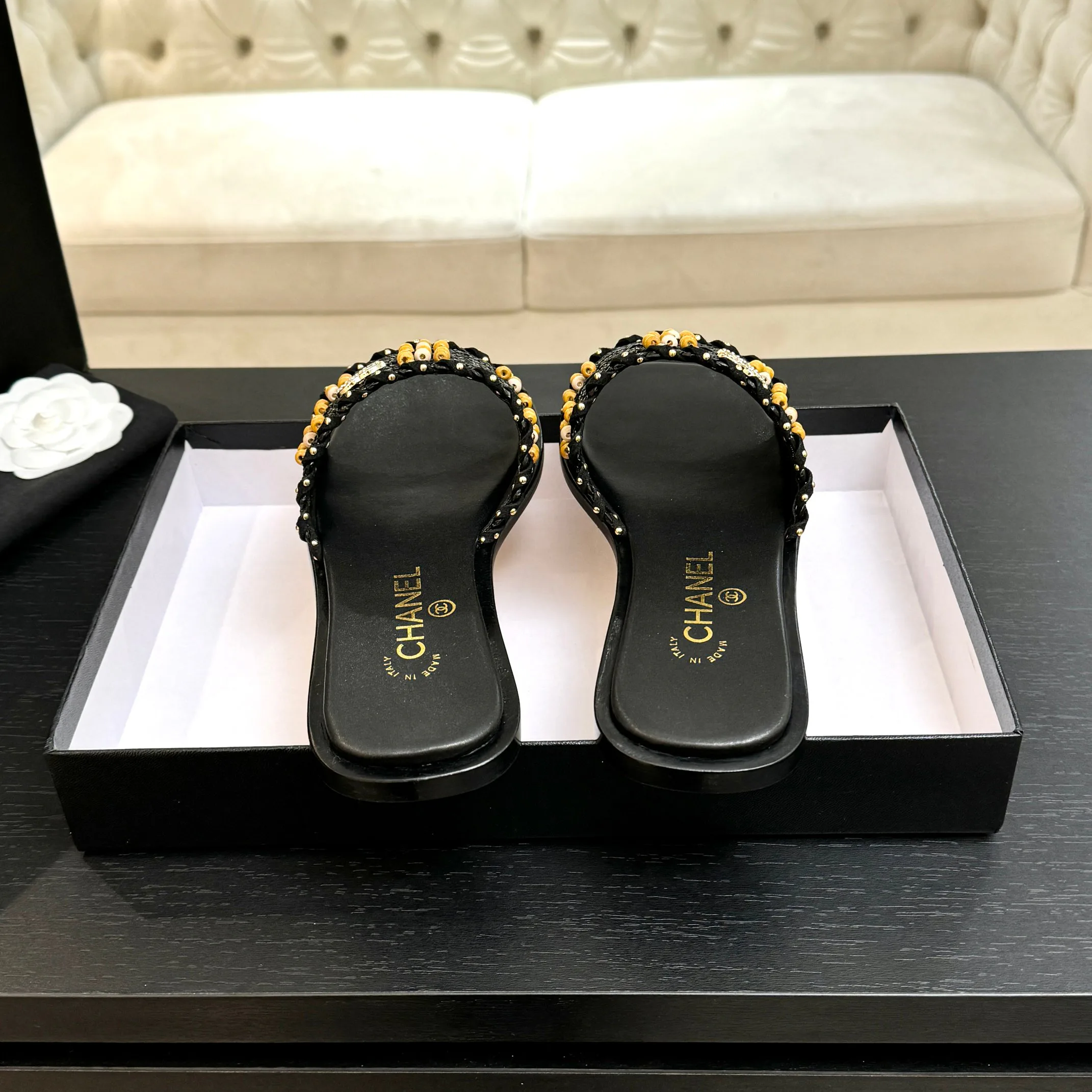 Шлепанцы Женские Chanel 10611363