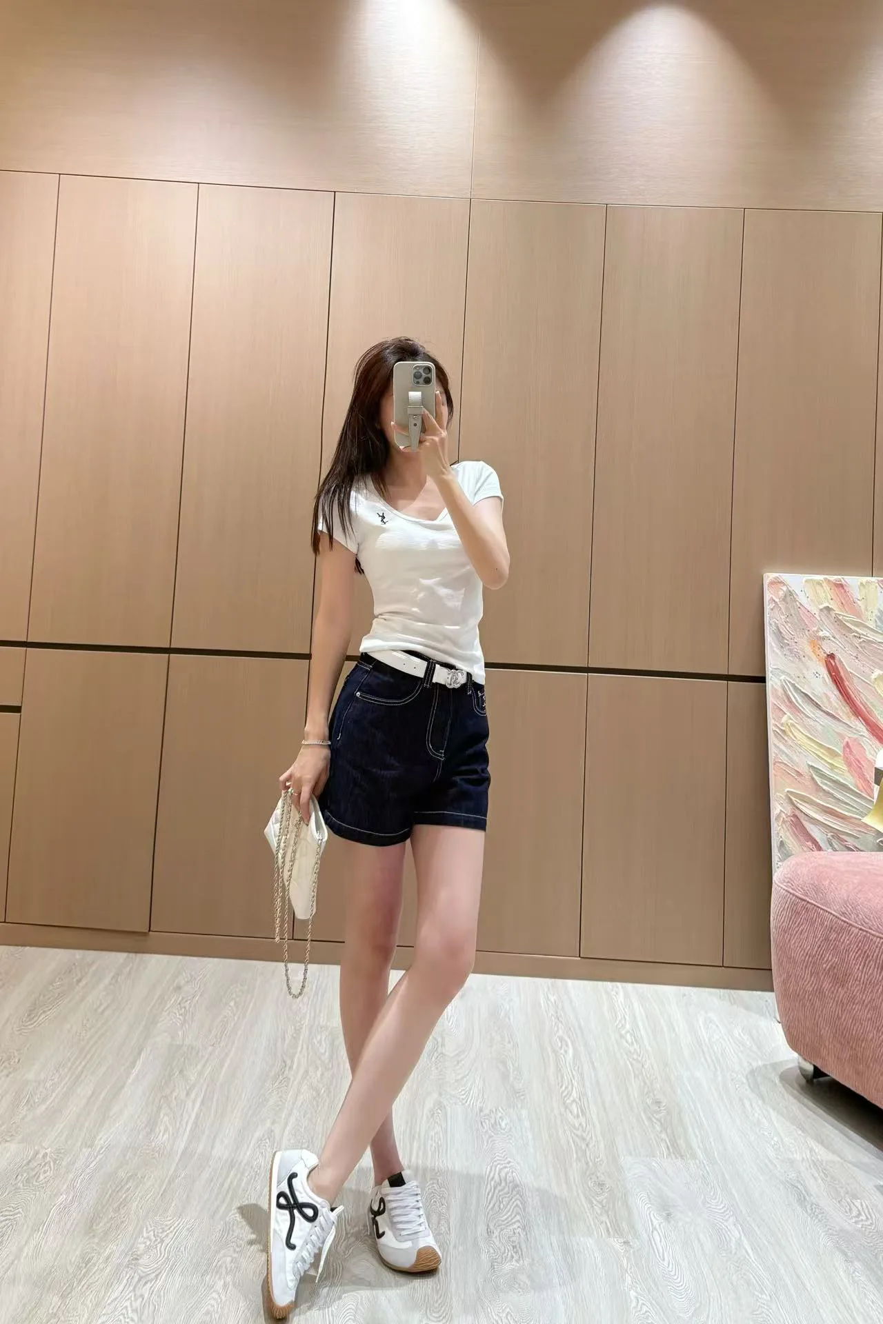 Шорты Женские Chanel 23046