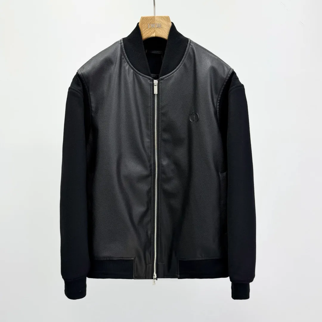 Кожаные Куртки И Дублёнки Мужские Christian Dior 1271037