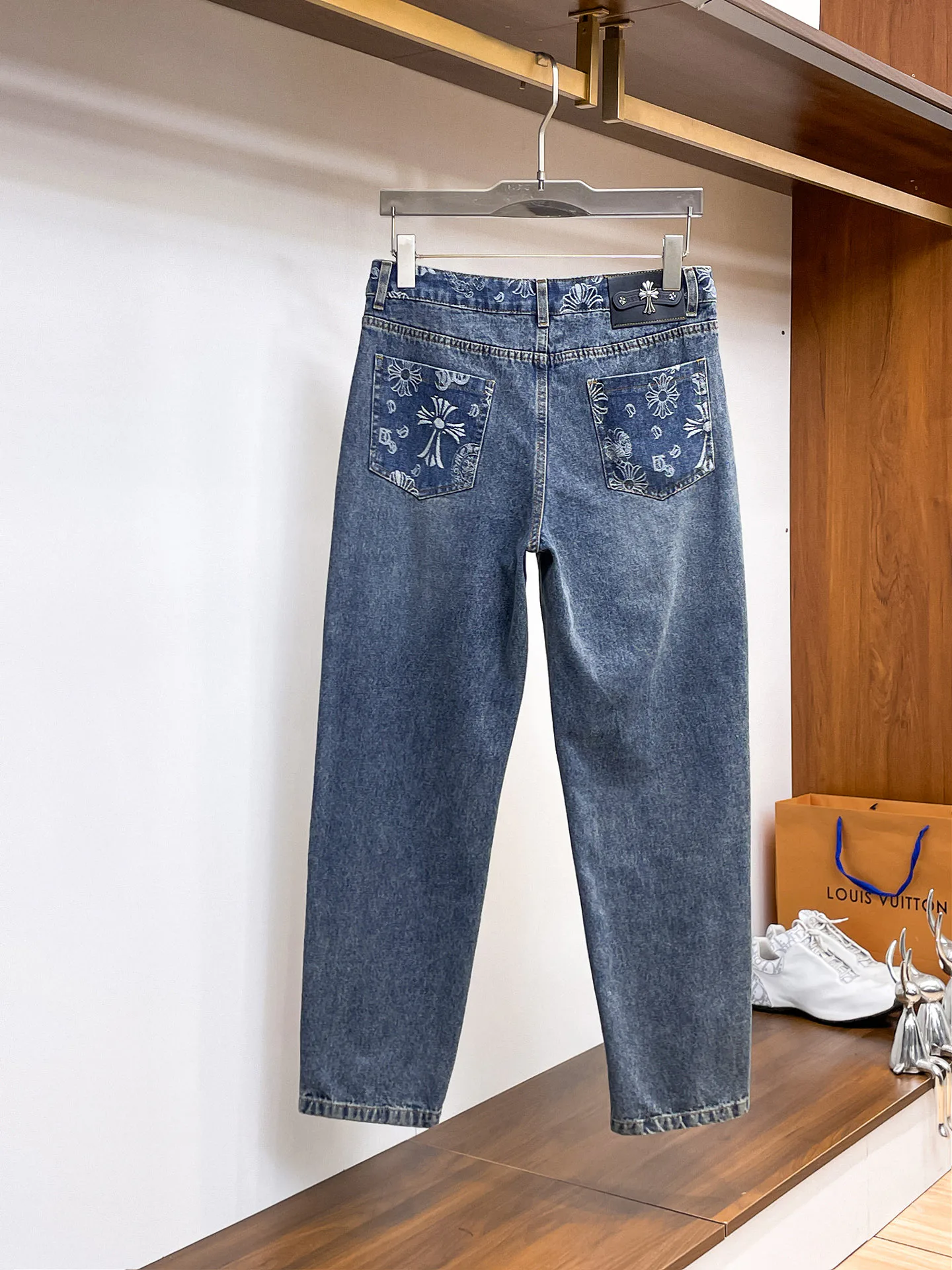 Джинсы Женские Chrome Hearts 5067162