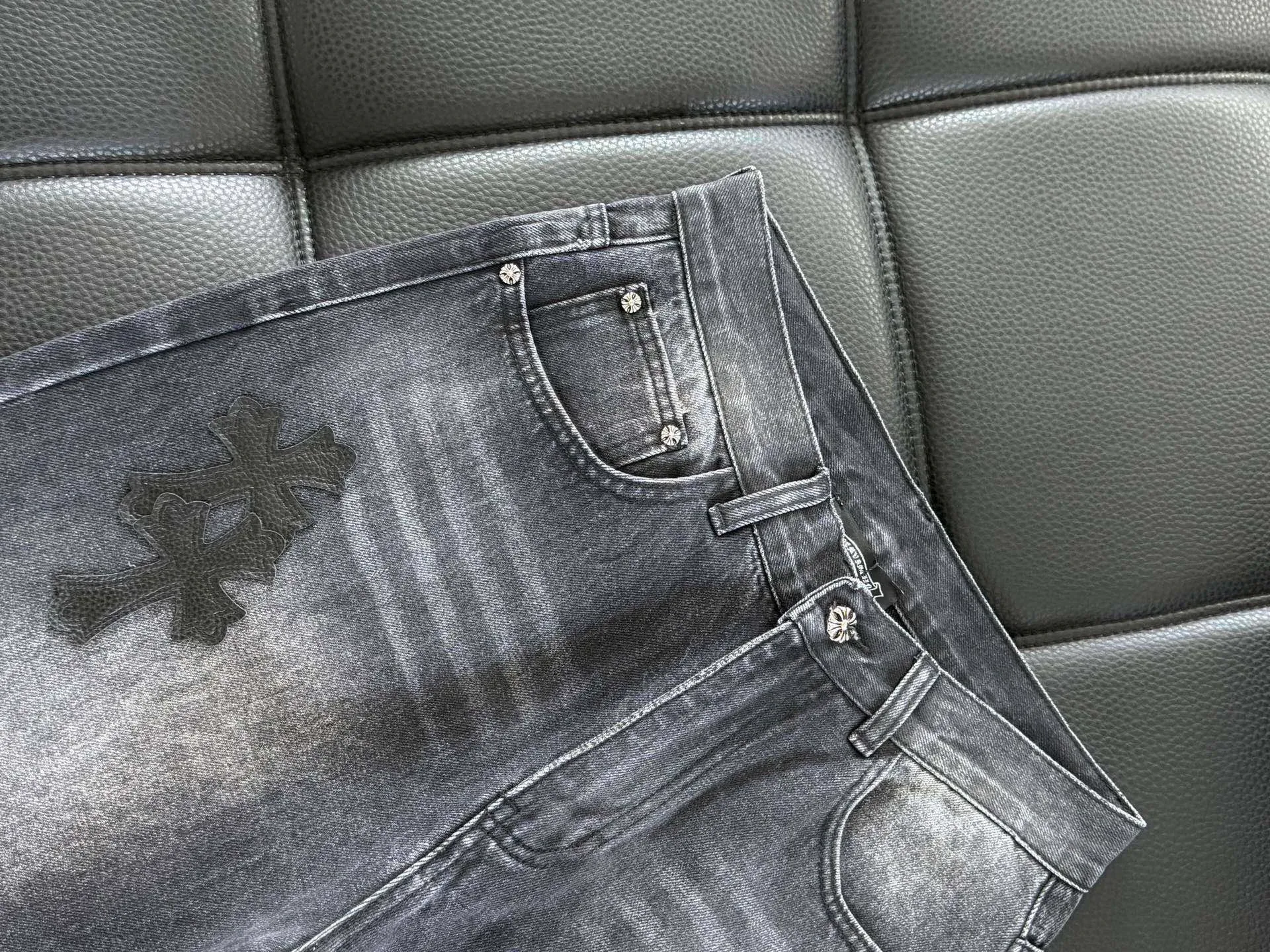 Джинсы Женские Chrome Hearts 3375350