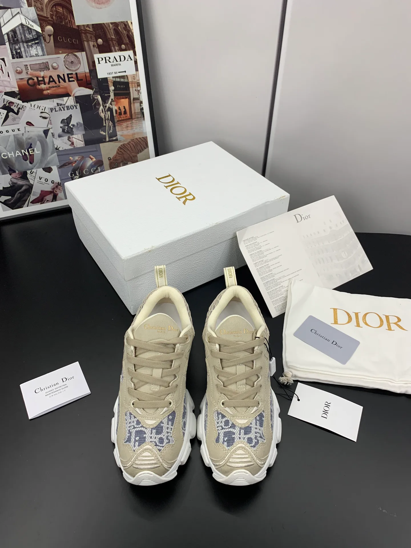 Кроссовки Женские Christian Dior 17545284