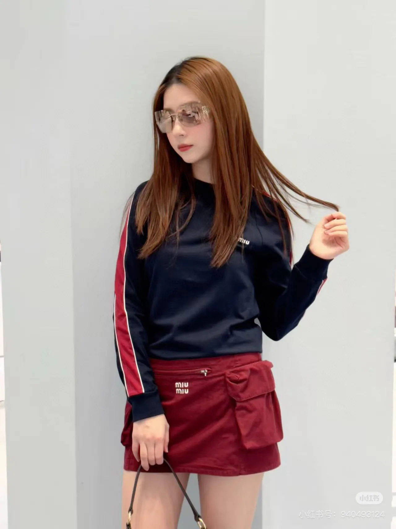 Лонгсливы Женские Miu Miu 10988164