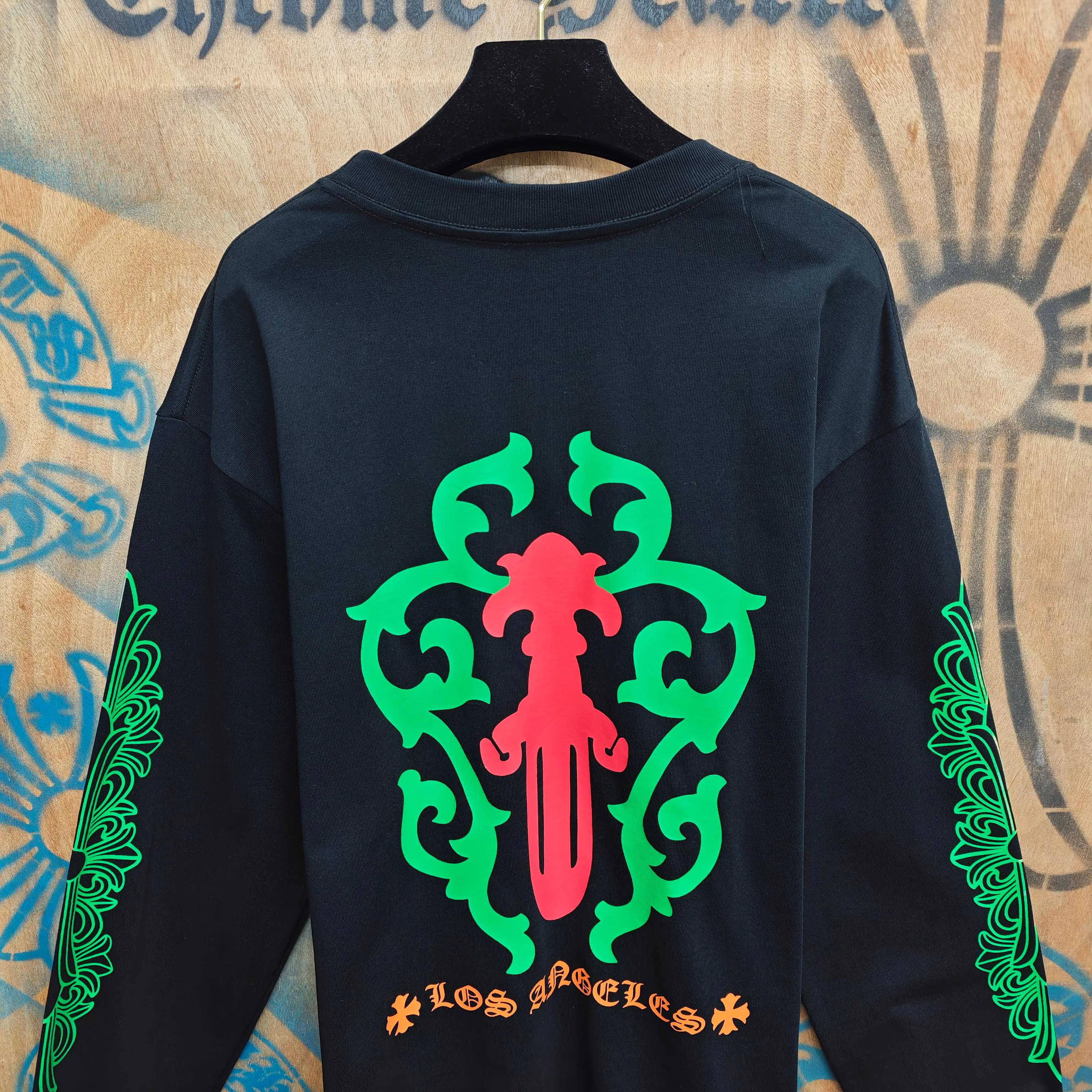 Лонгсливы Мужские Chrome Hearts 11808764