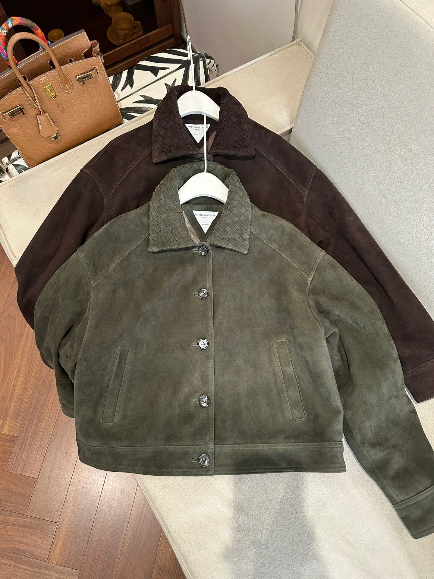 Кожаные Куртки И Дублёнки Женские Bottega Veneta 11460775
