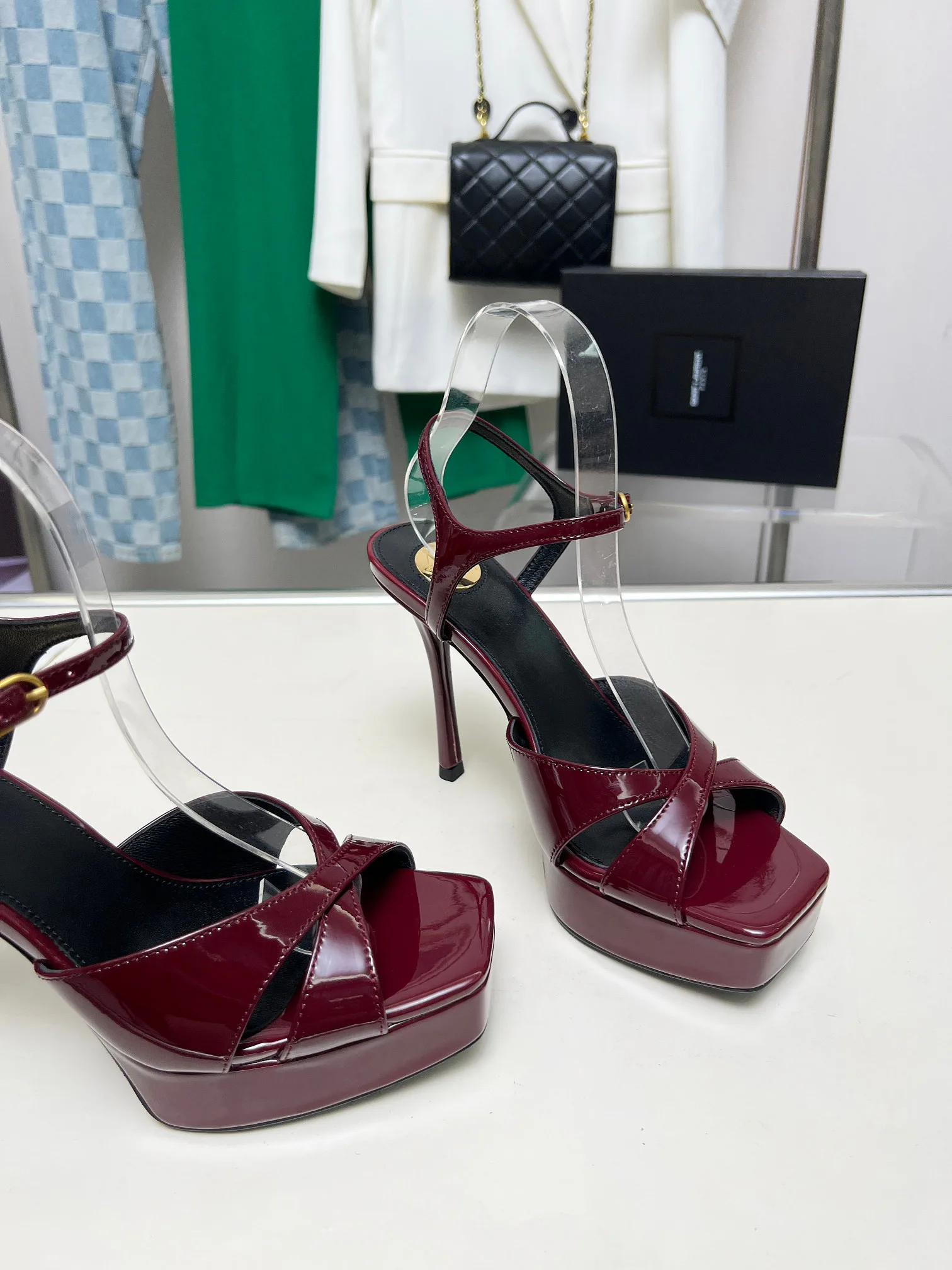 Босоножки Женские Saint Laurent 262239