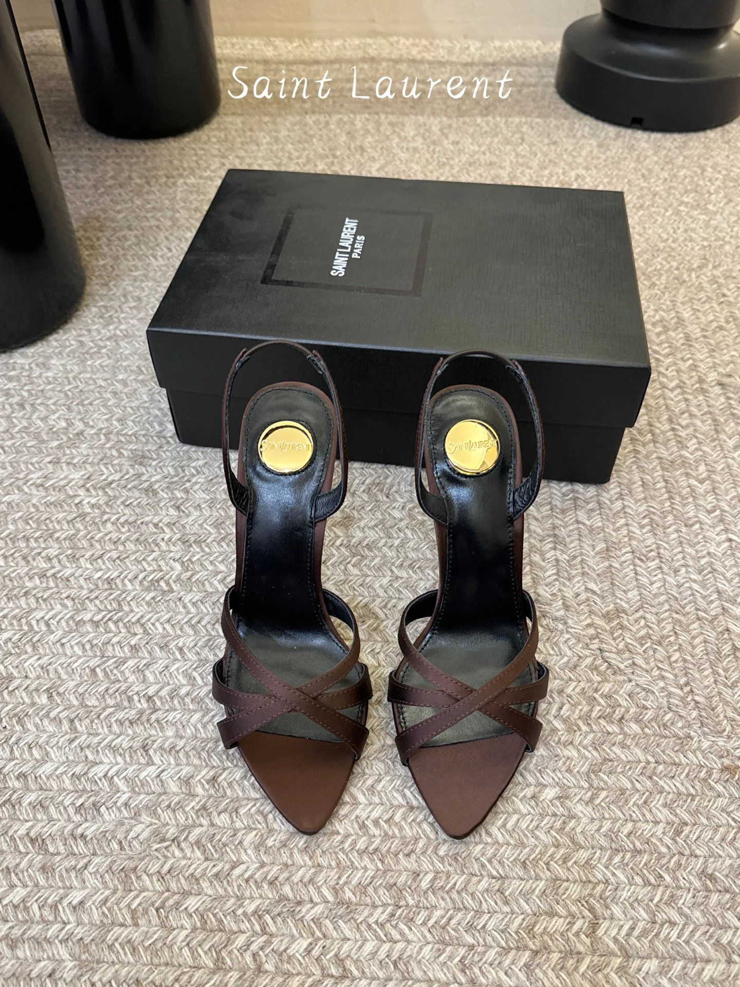 Босоножки Женские Saint Laurent 11238079