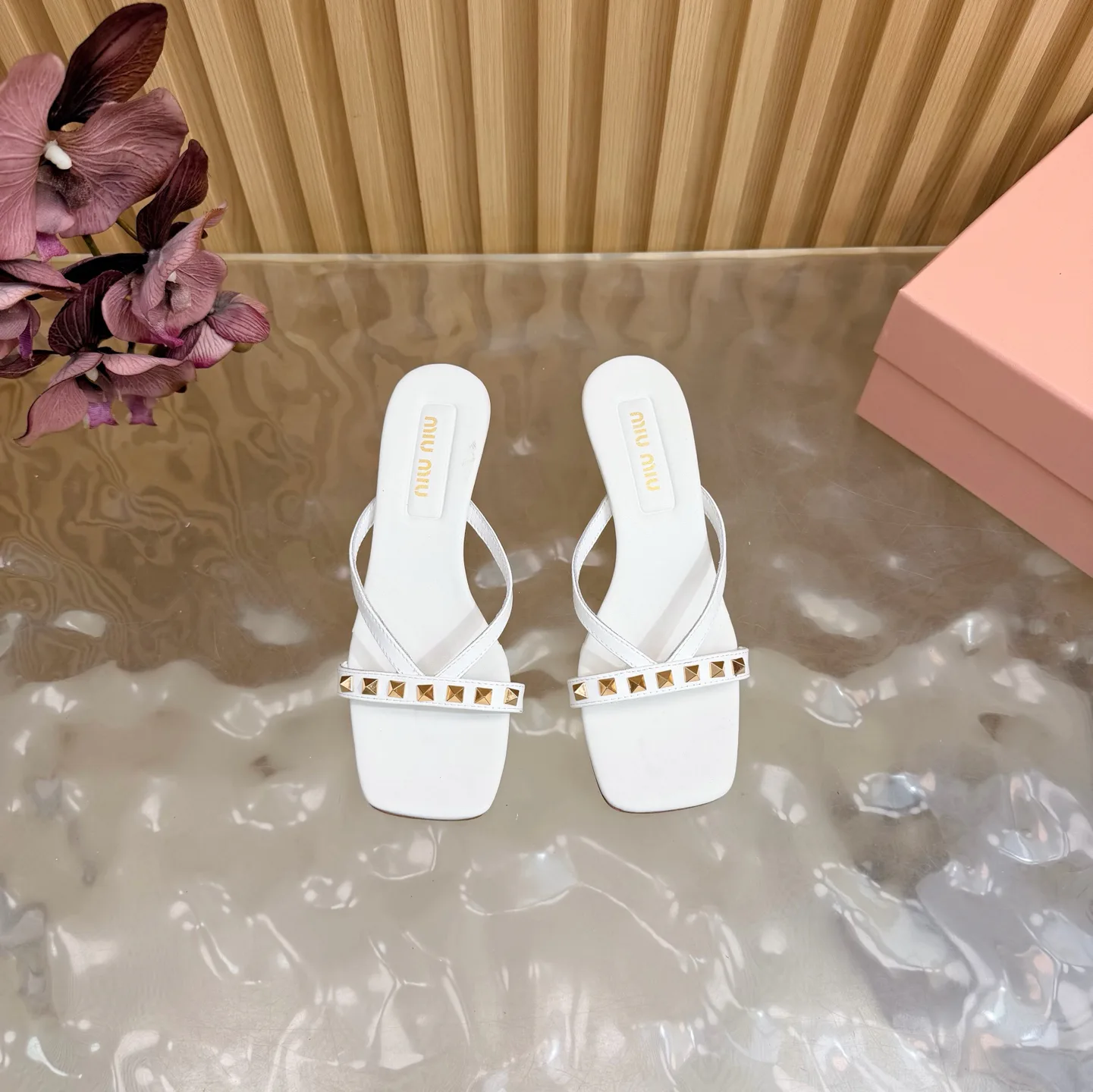 Шлепанцы Женские Miu Miu 9597382