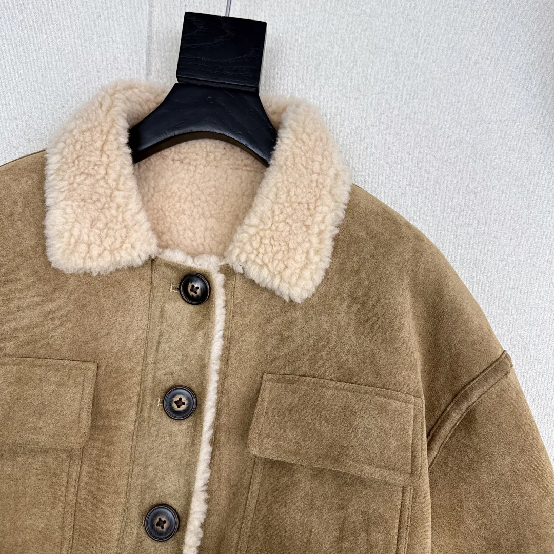 Кожаные Куртки И Дублёнки Женские Saint Laurent 548593