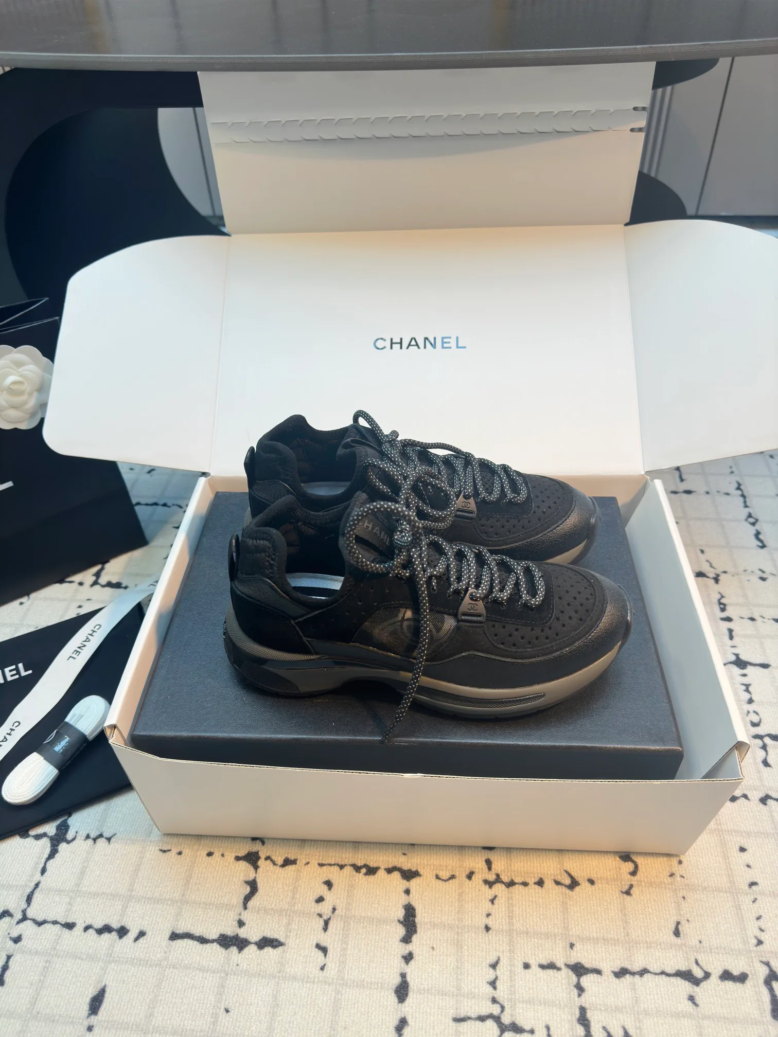 Кроссовки Женские Chanel 9873441