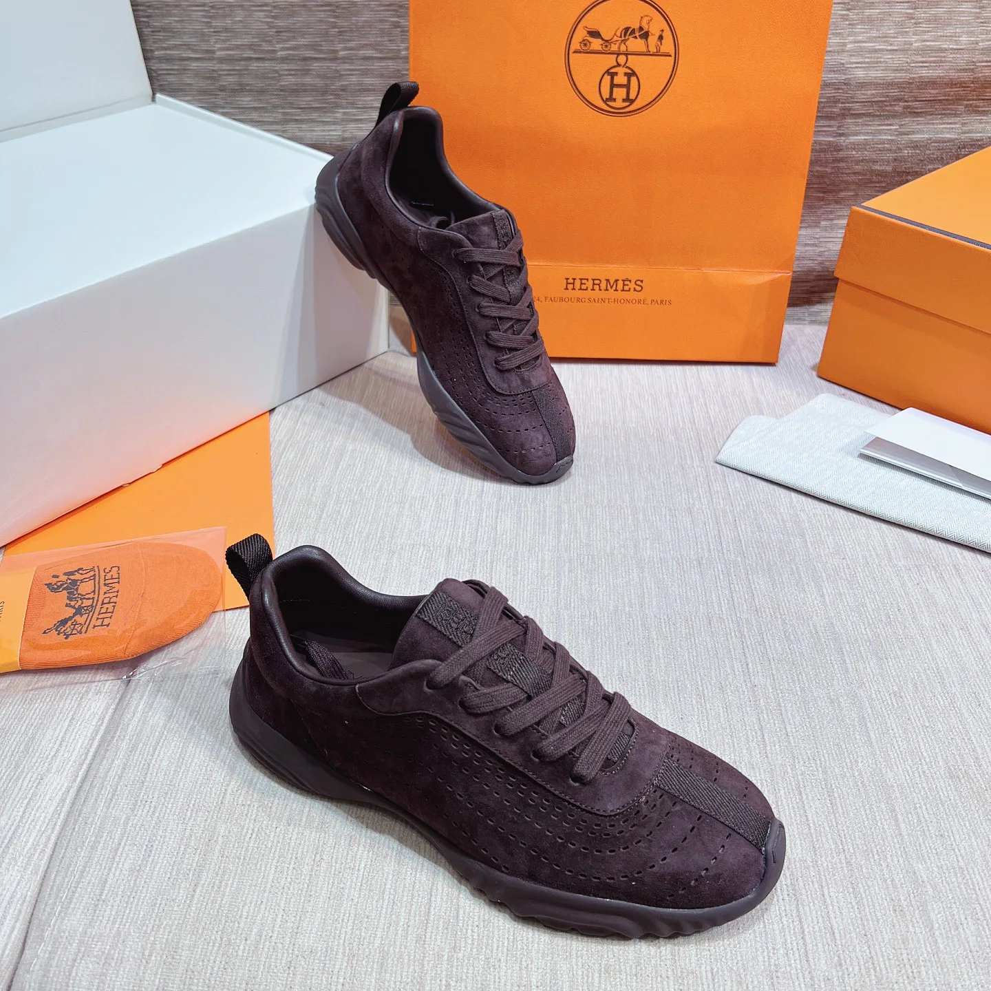 Кроссовки Мужские Hermes 17749562