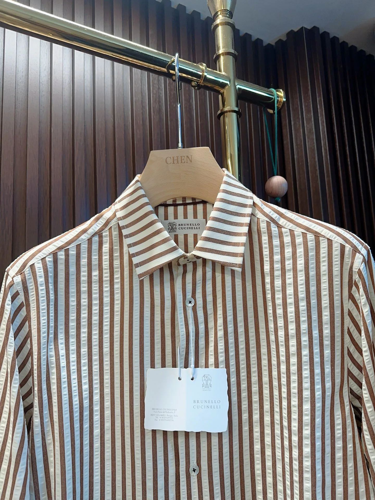 Рубашки Мужские Brunello Cucinelli 11383632