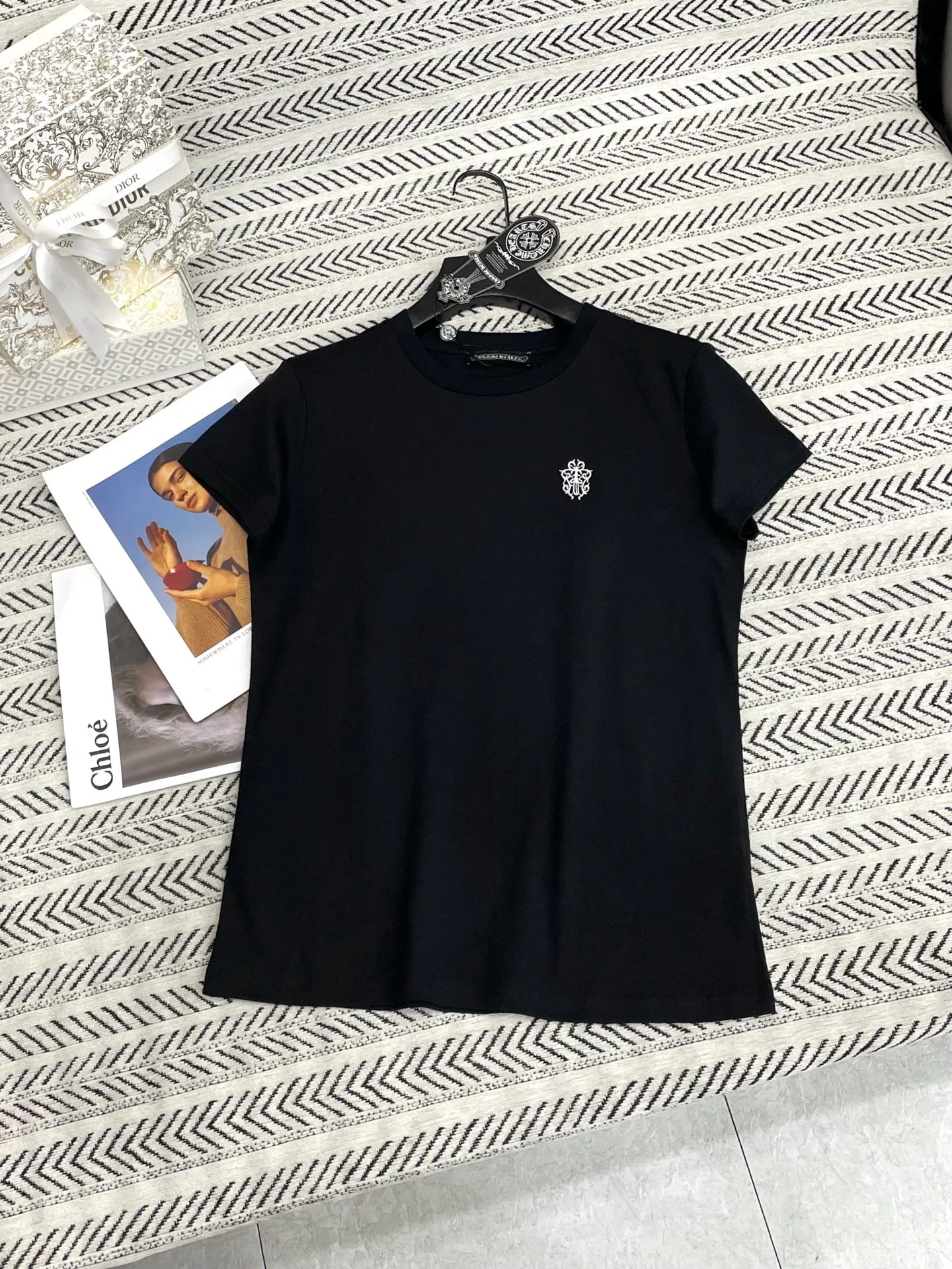 Футболки Женские Chrome Hearts 11639749