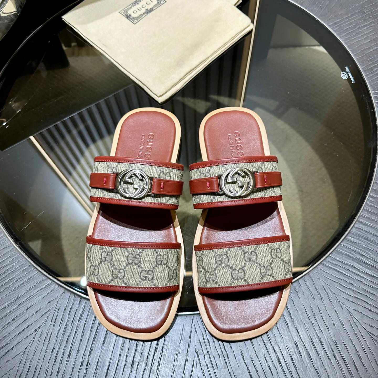 Шлепанцы Мужские Gucci 19322