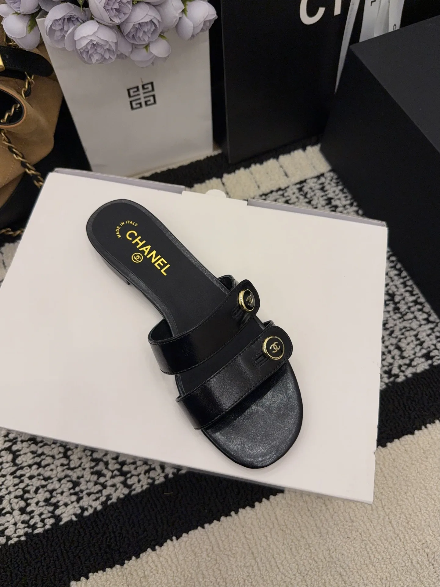 Шлепанцы Женские Chanel 403249