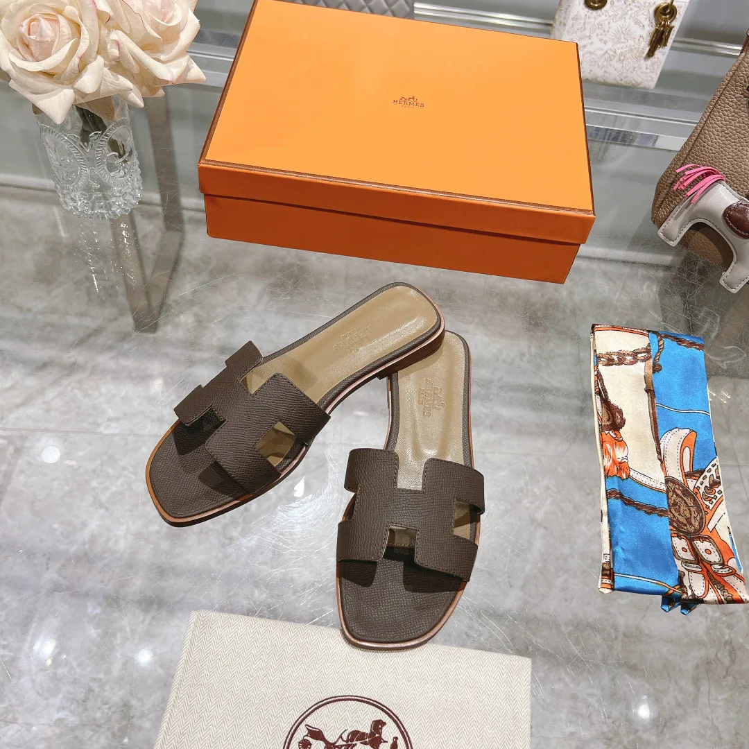 Шлепанцы Женские Hermes 19989