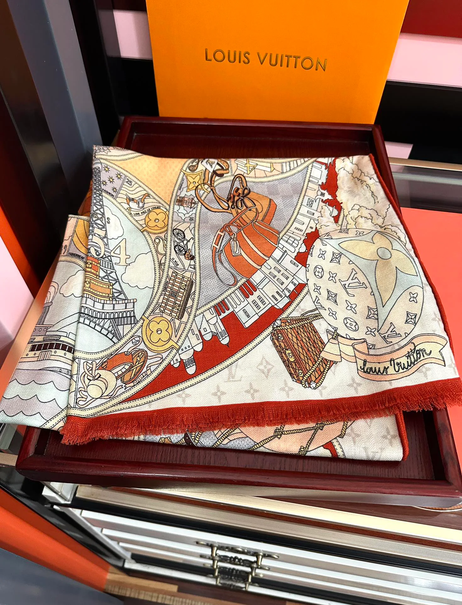 Шарфы Louis Vuitton 1490181