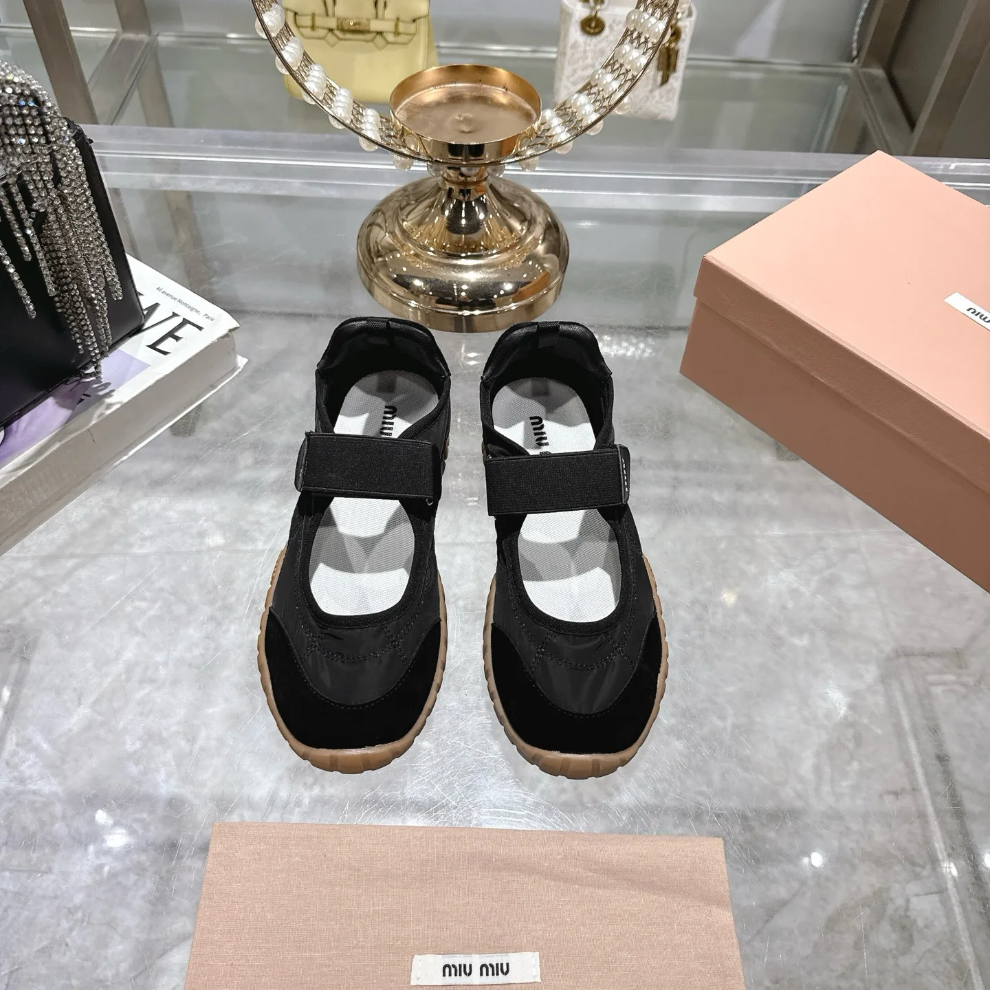 Кроссовки Женские Miu Miu 397975
