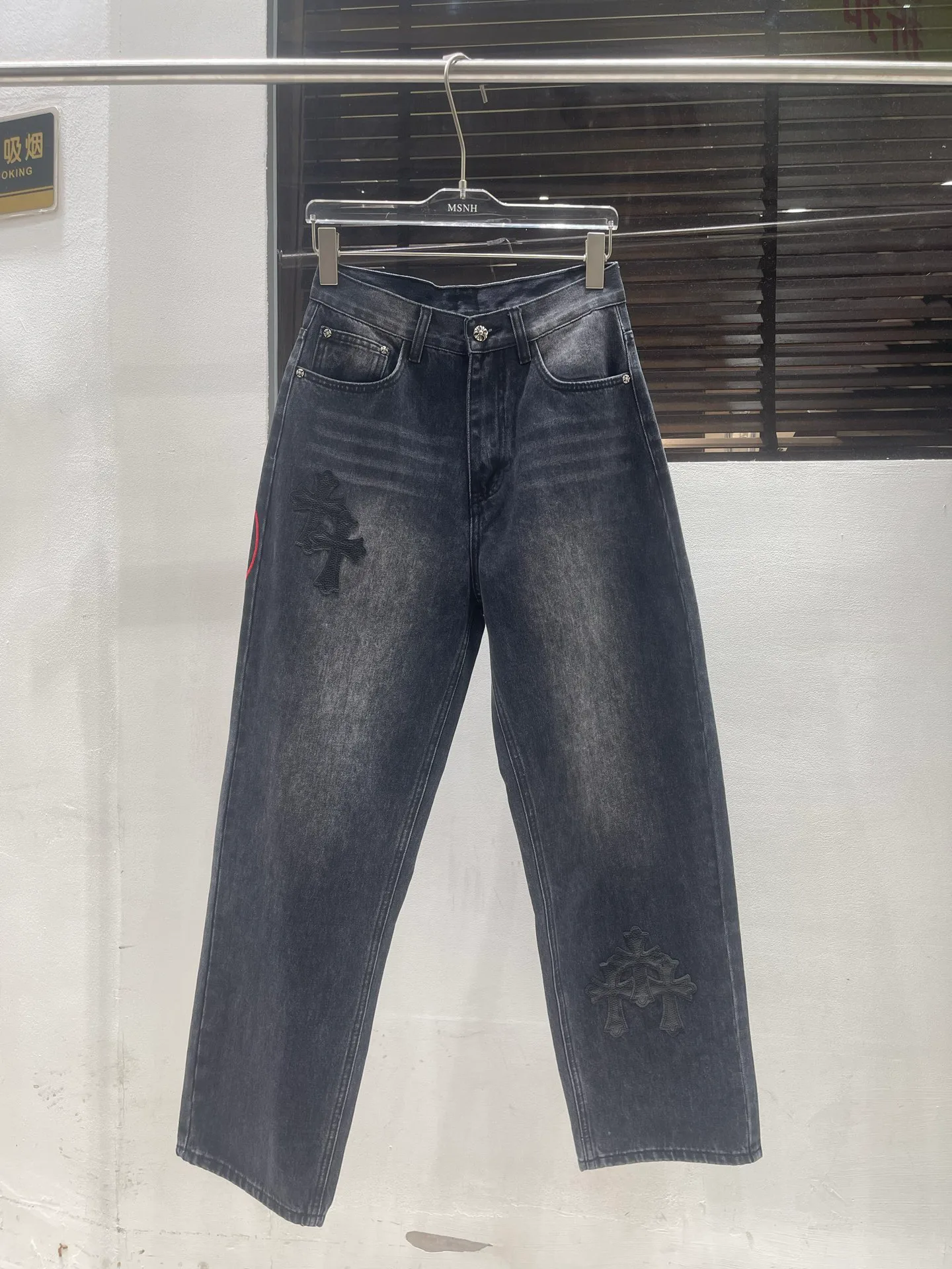 Джинсы Мужские Chrome Hearts 928674