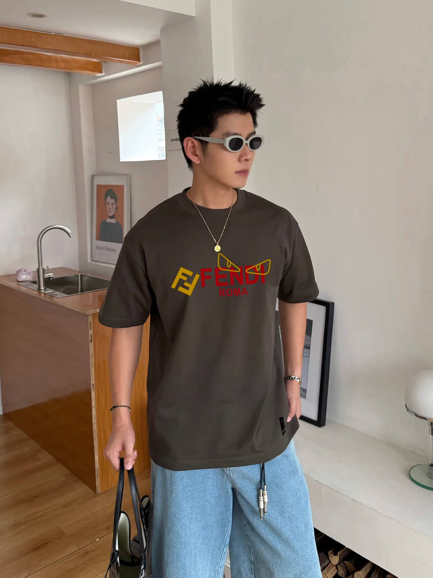 Футболки Женские Fendi 862834