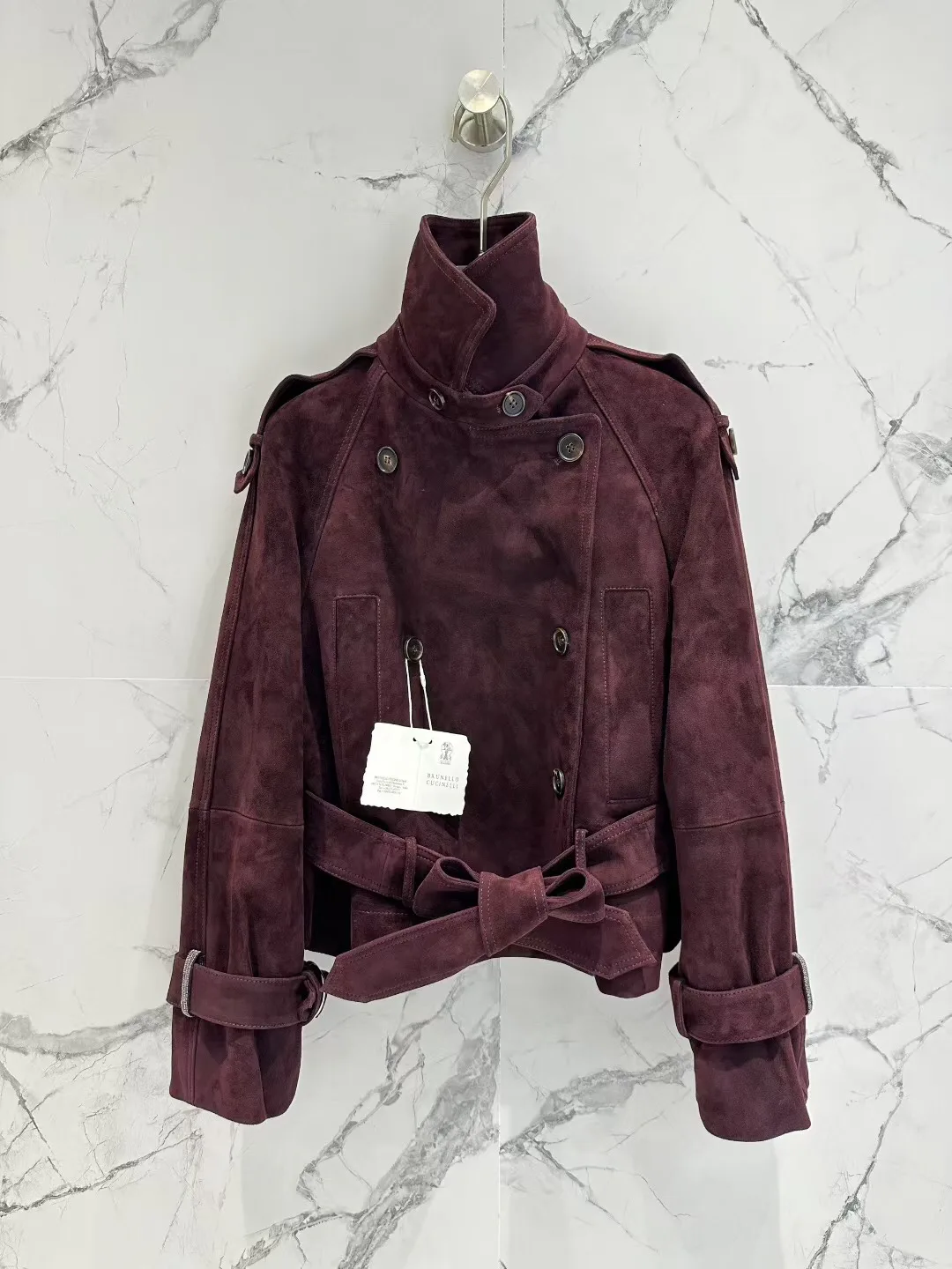 Кожаные Куртки И Дублёнки Женские Brunello Cucinelli 13683062