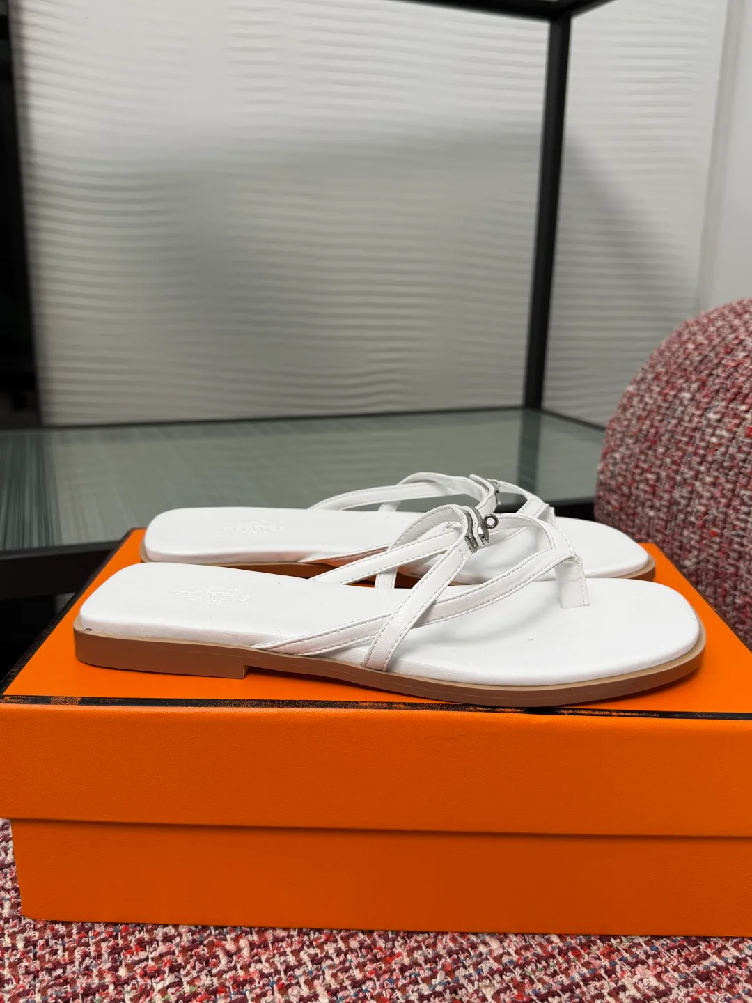 Шлепанцы Женские Hermes 1809509