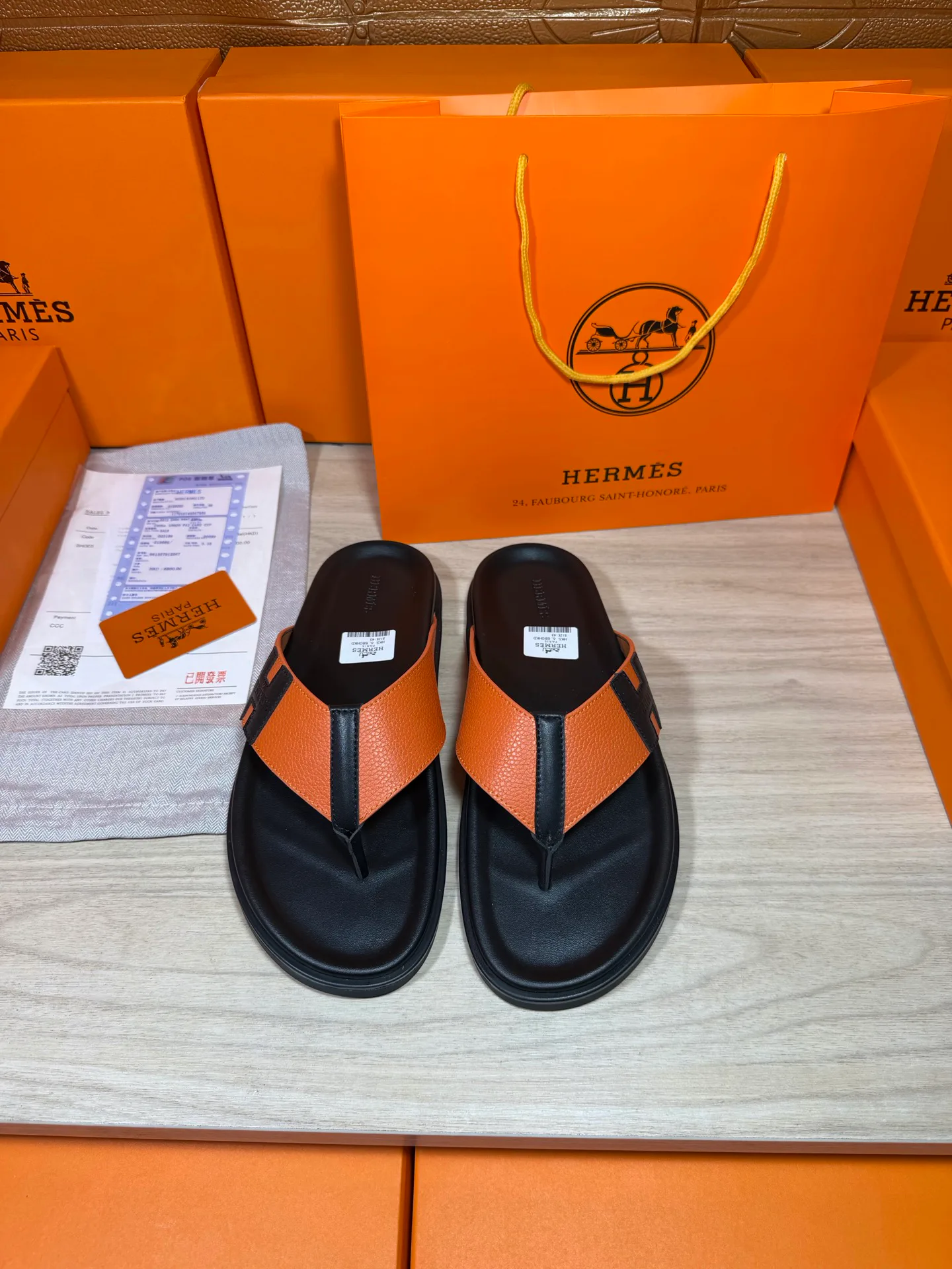 Шлепанцы Мужские Hermes 19414481