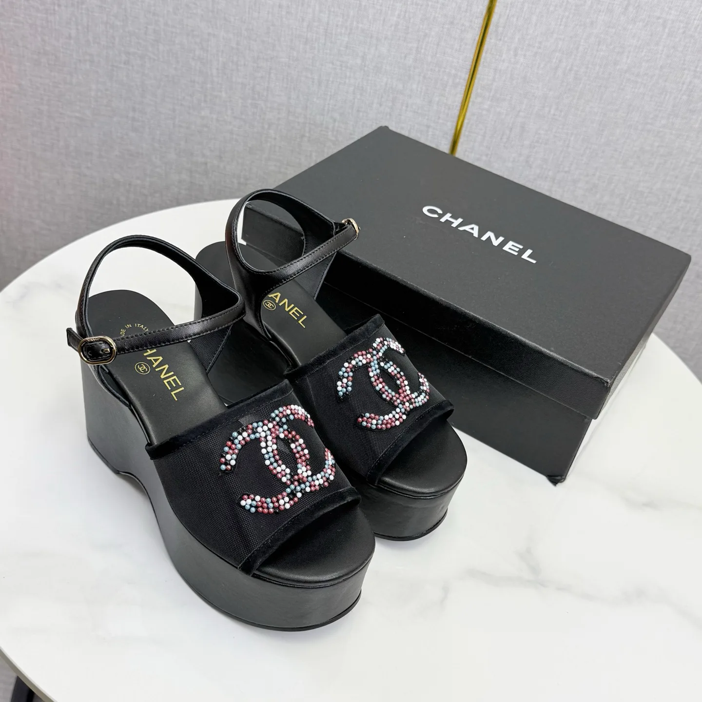 Босоножки Женские Chanel 5163216