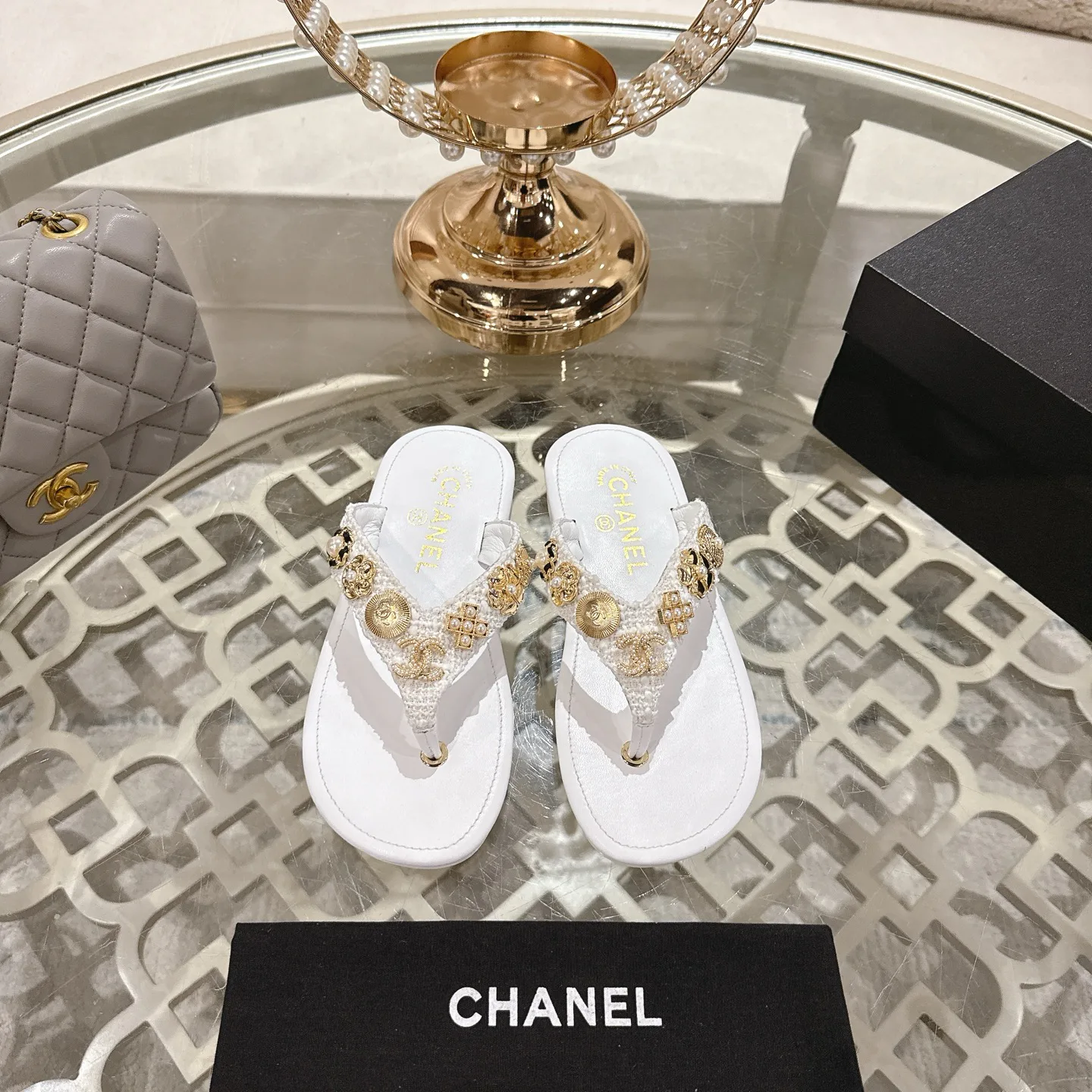 Шлепанцы Женские Chanel 33014