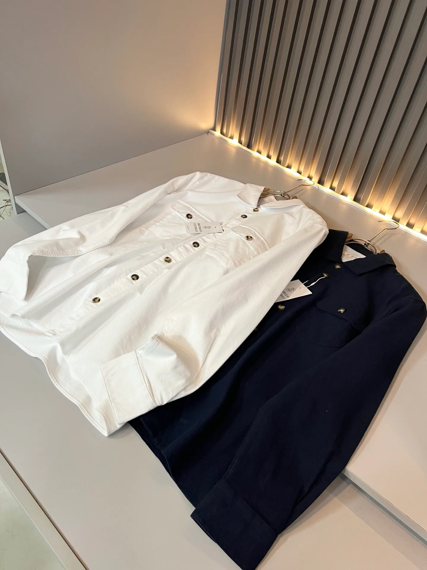 Рубашки Мужские Brunello Cucinelli 18080886