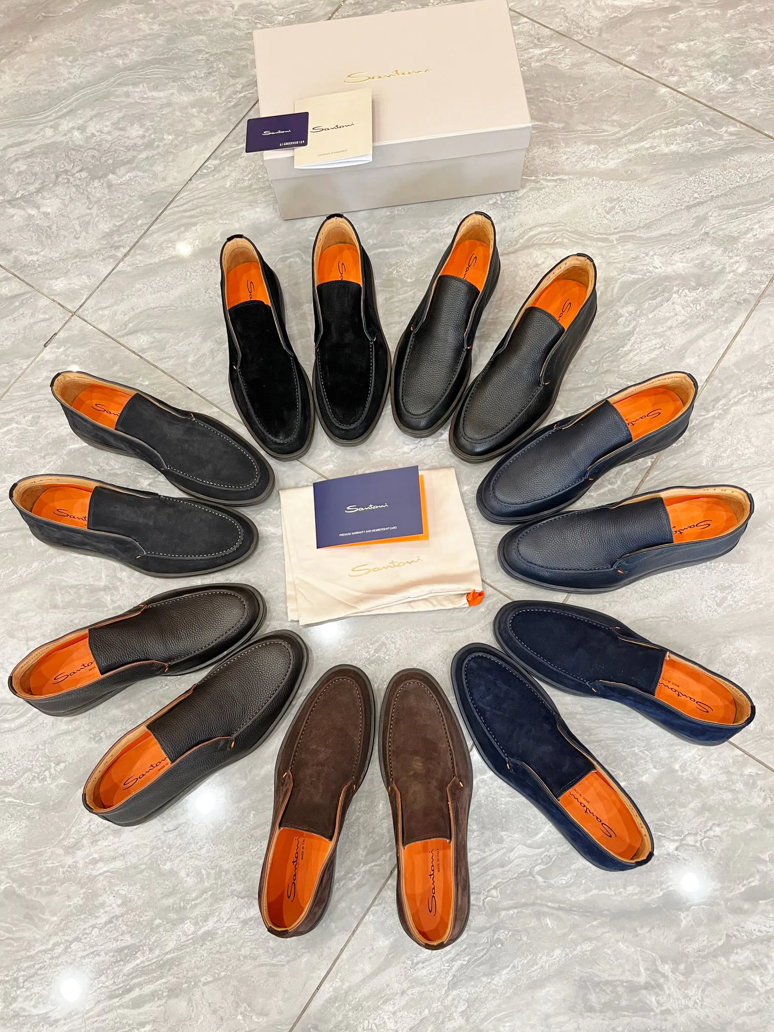 Лоферы И Туфли Мужские Santoni 17604454