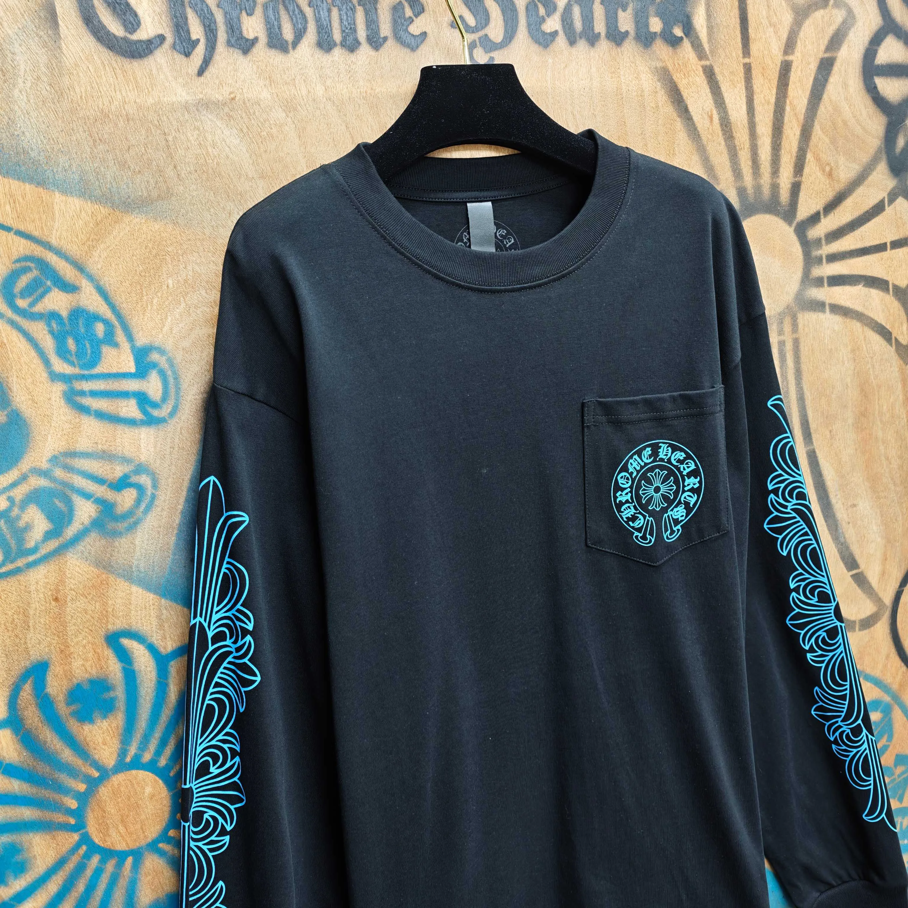 Лонгсливы Мужские Chrome Hearts 11808751