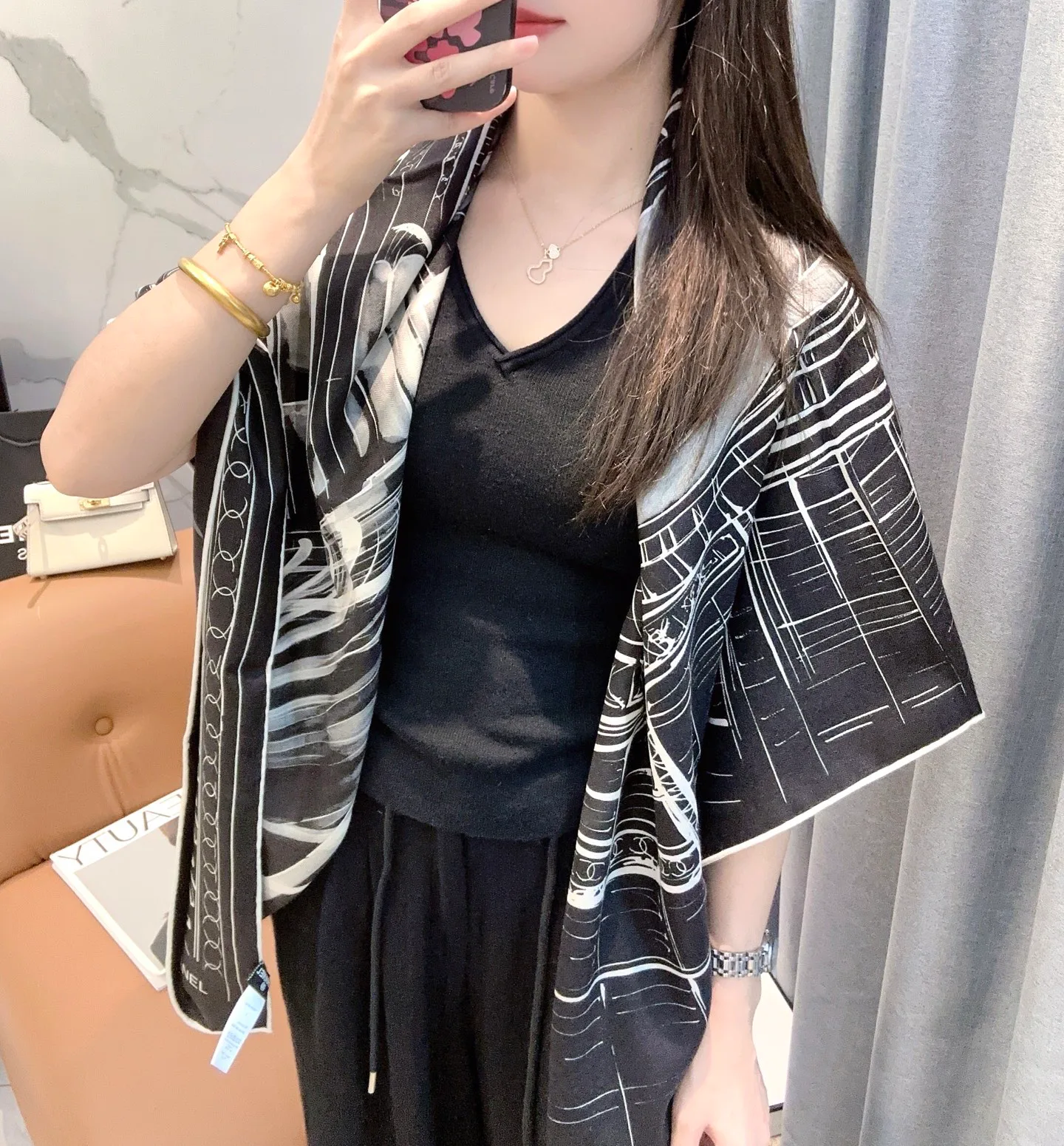 Шарфы Chanel 702875