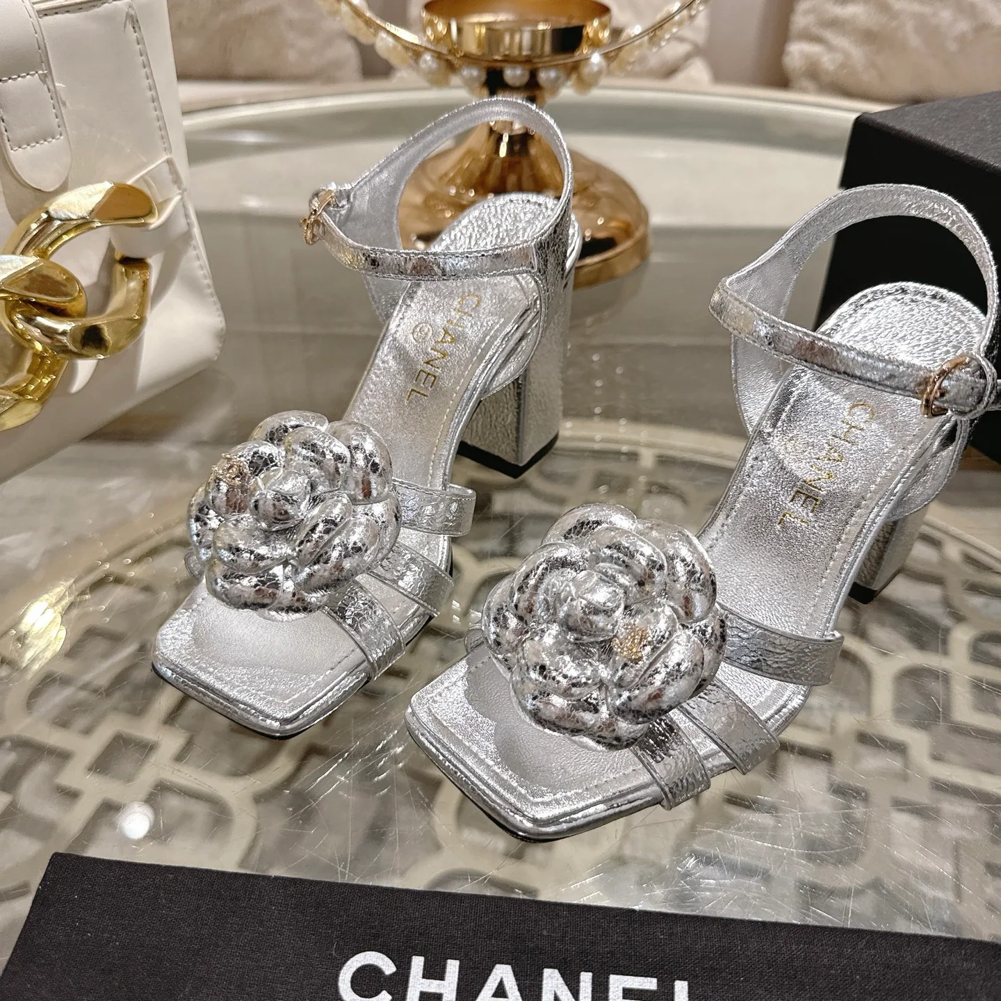 Босоножки Женские Chanel 12714885