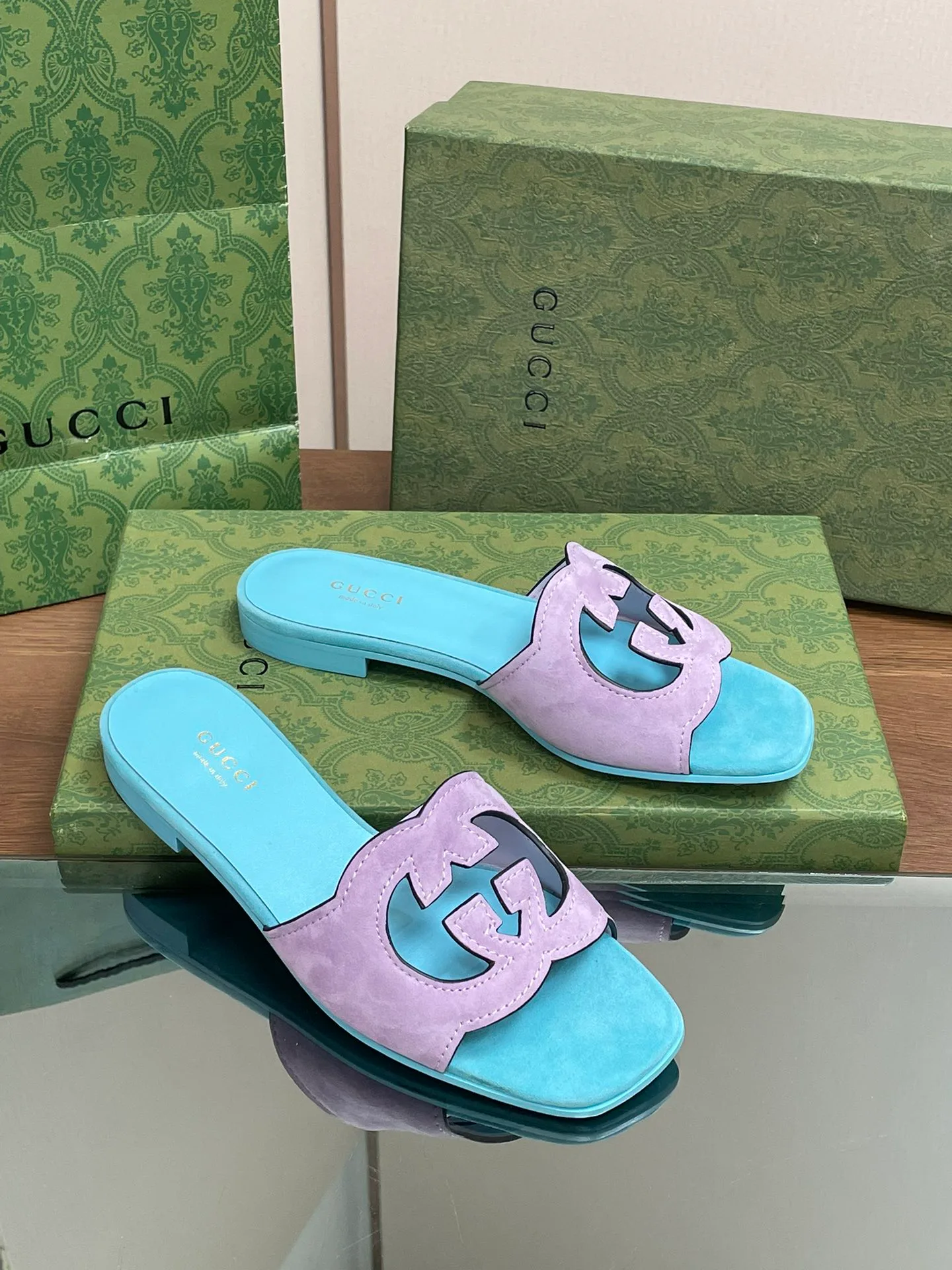 Шлепанцы Женские Gucci 11573