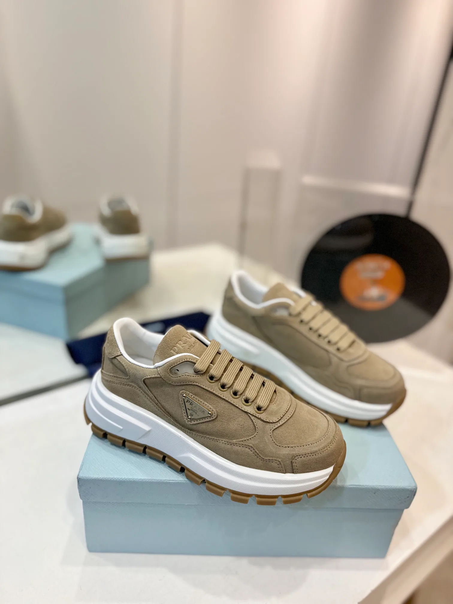 Кроссовки Женские Prada 9535083
