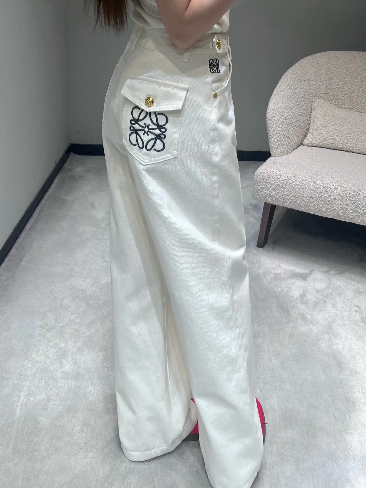 Джинсы Женские Loewe 3997573