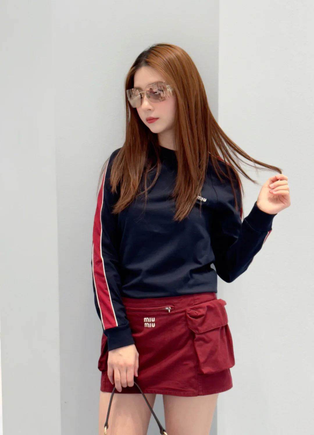 Лонгсливы Женские Miu Miu 11492110