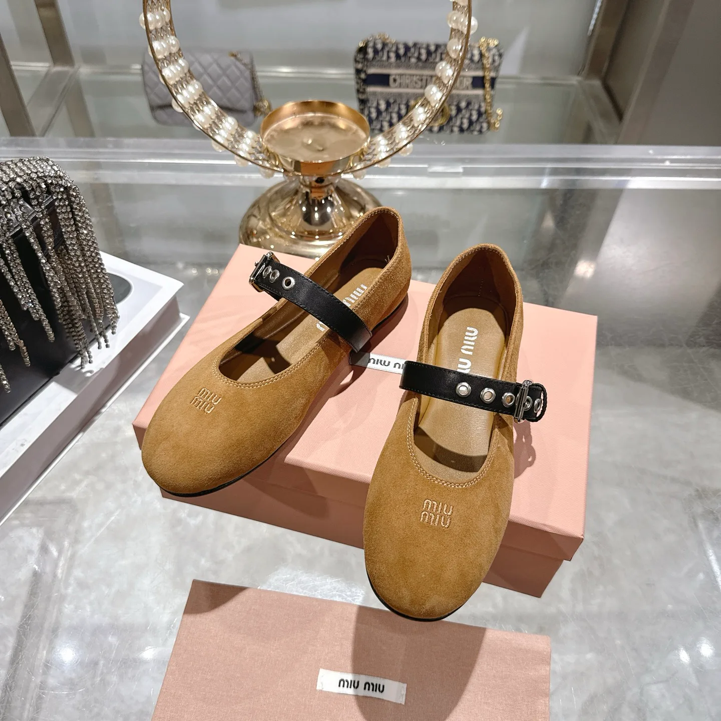 Балетки Женские Miu Miu 11677173