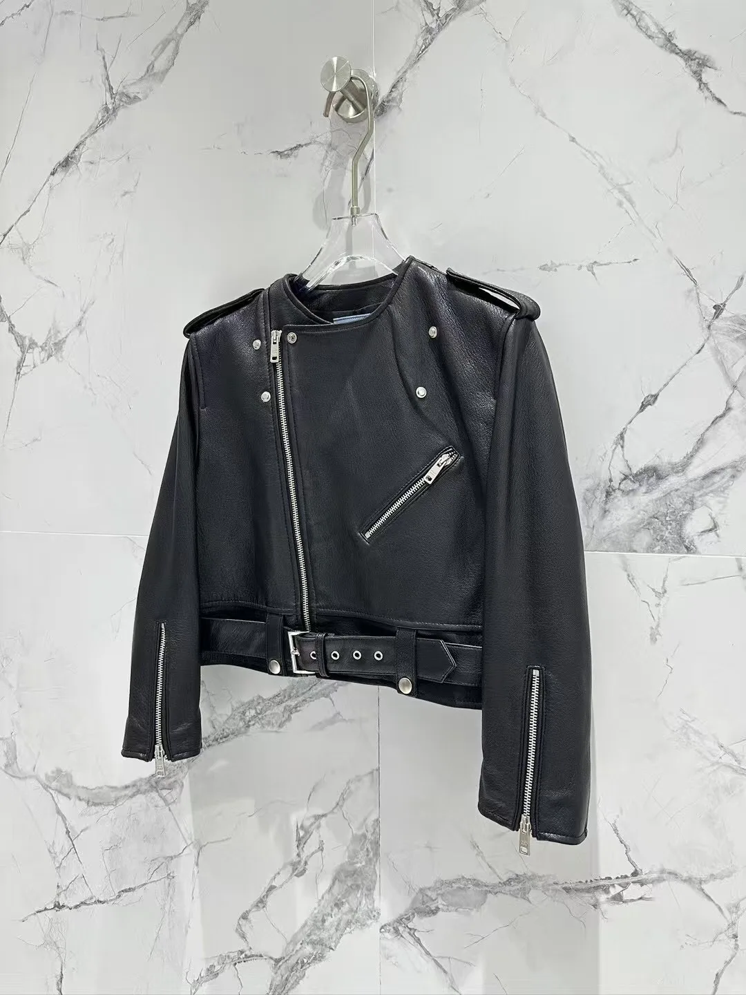 Кожаные Куртки И Дублёнки Женские Prada 13186427