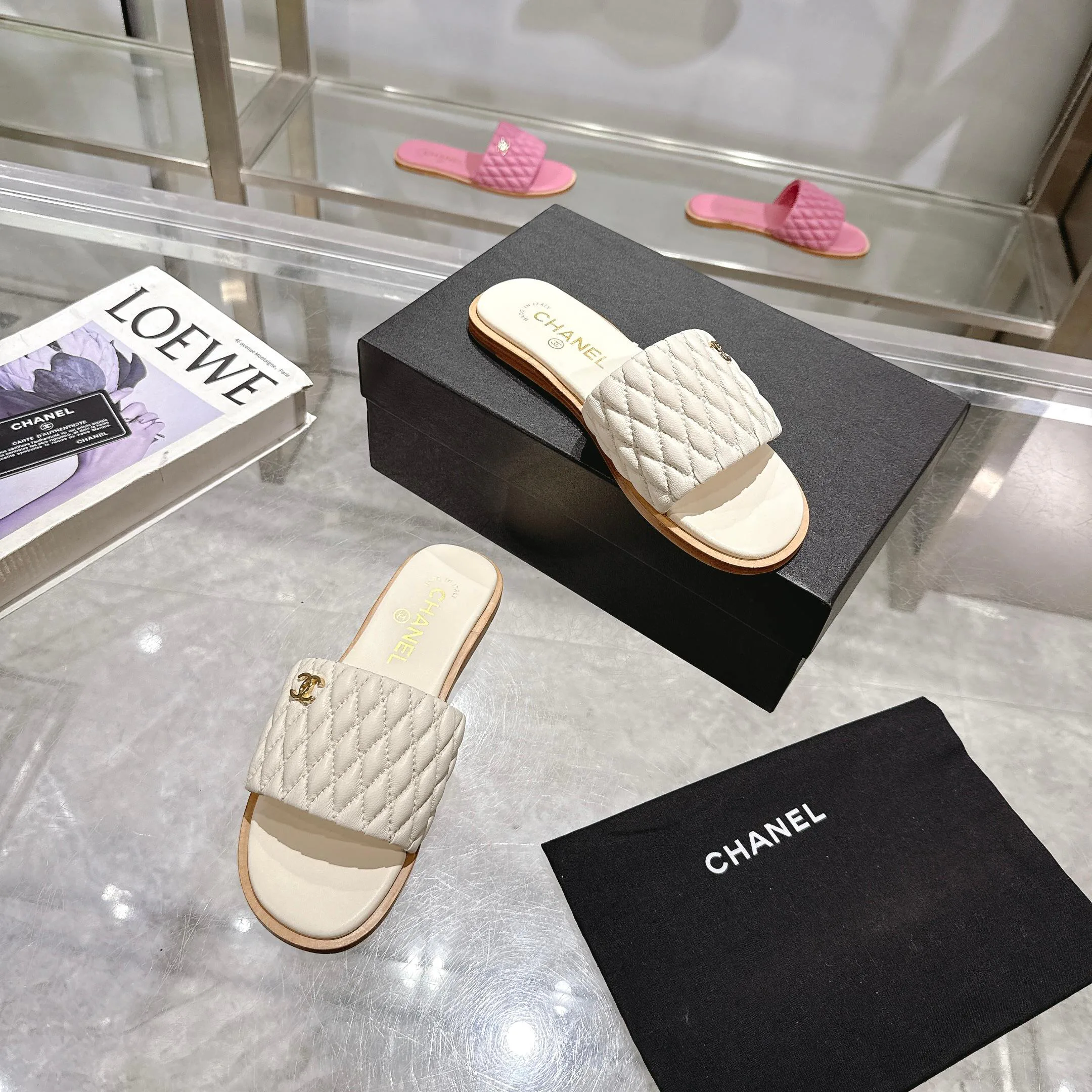 Шлепанцы Женские Chanel 47254