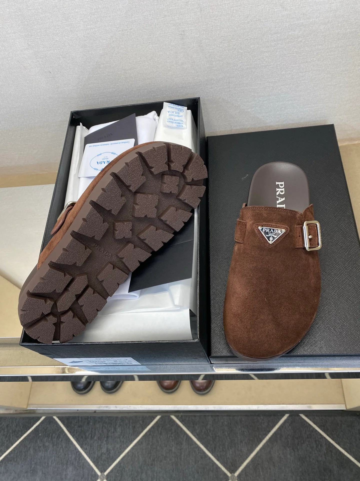 Мюли И Сабо Мужские Prada 15326400