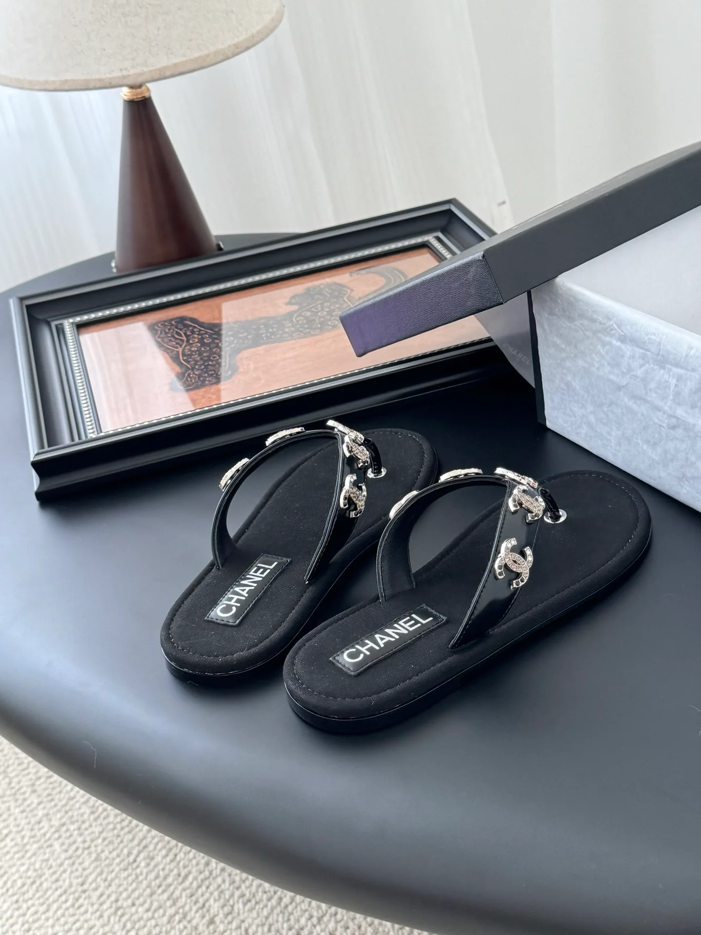Шлепанцы Женские Chanel 1818718