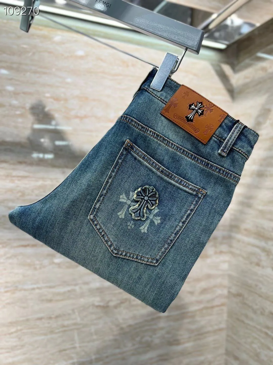 Джинсы Мужские Chrome Hearts 12950830